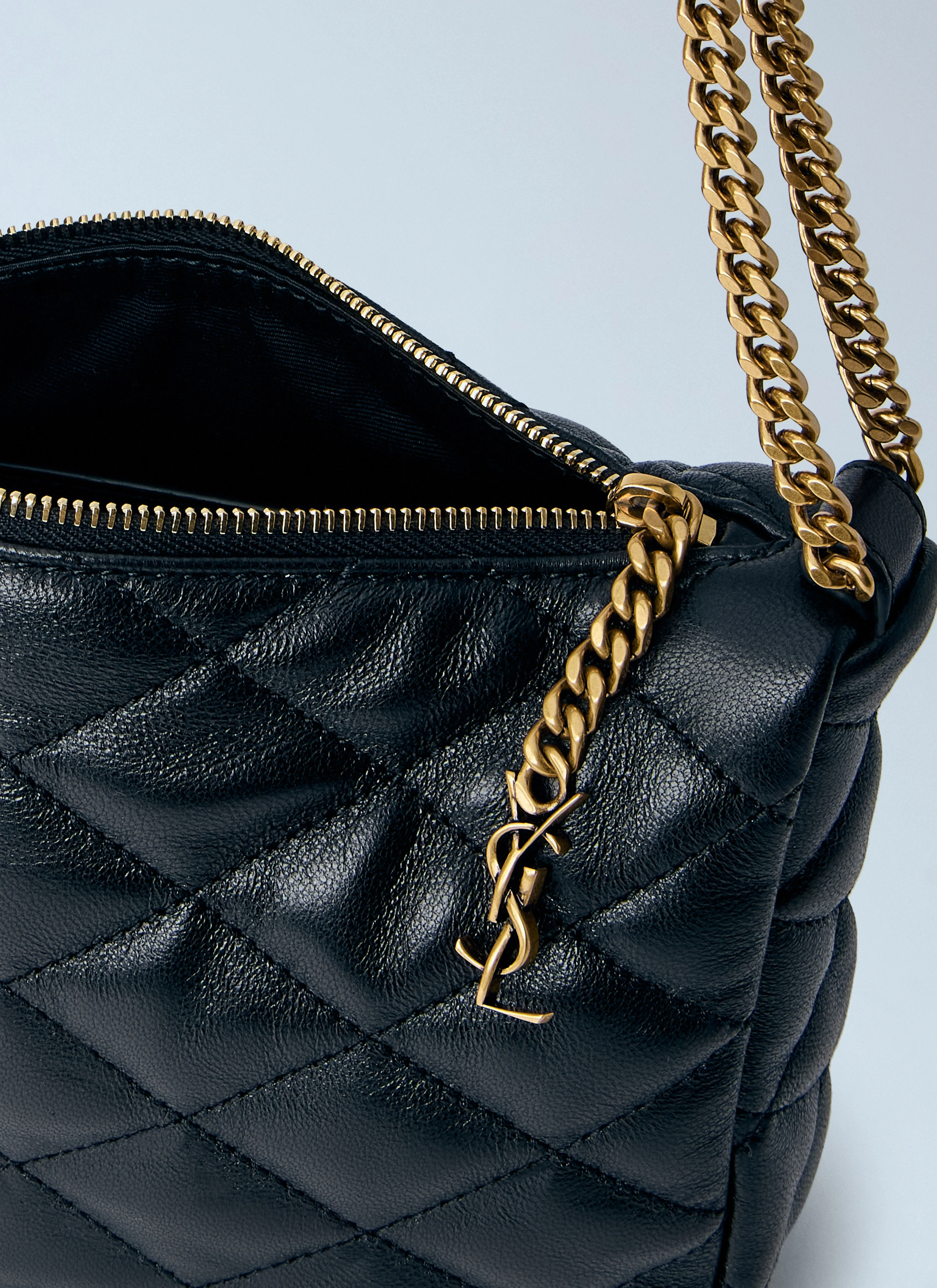 Saint Laurent Women Quilted Leather Chain Bag - Image 5