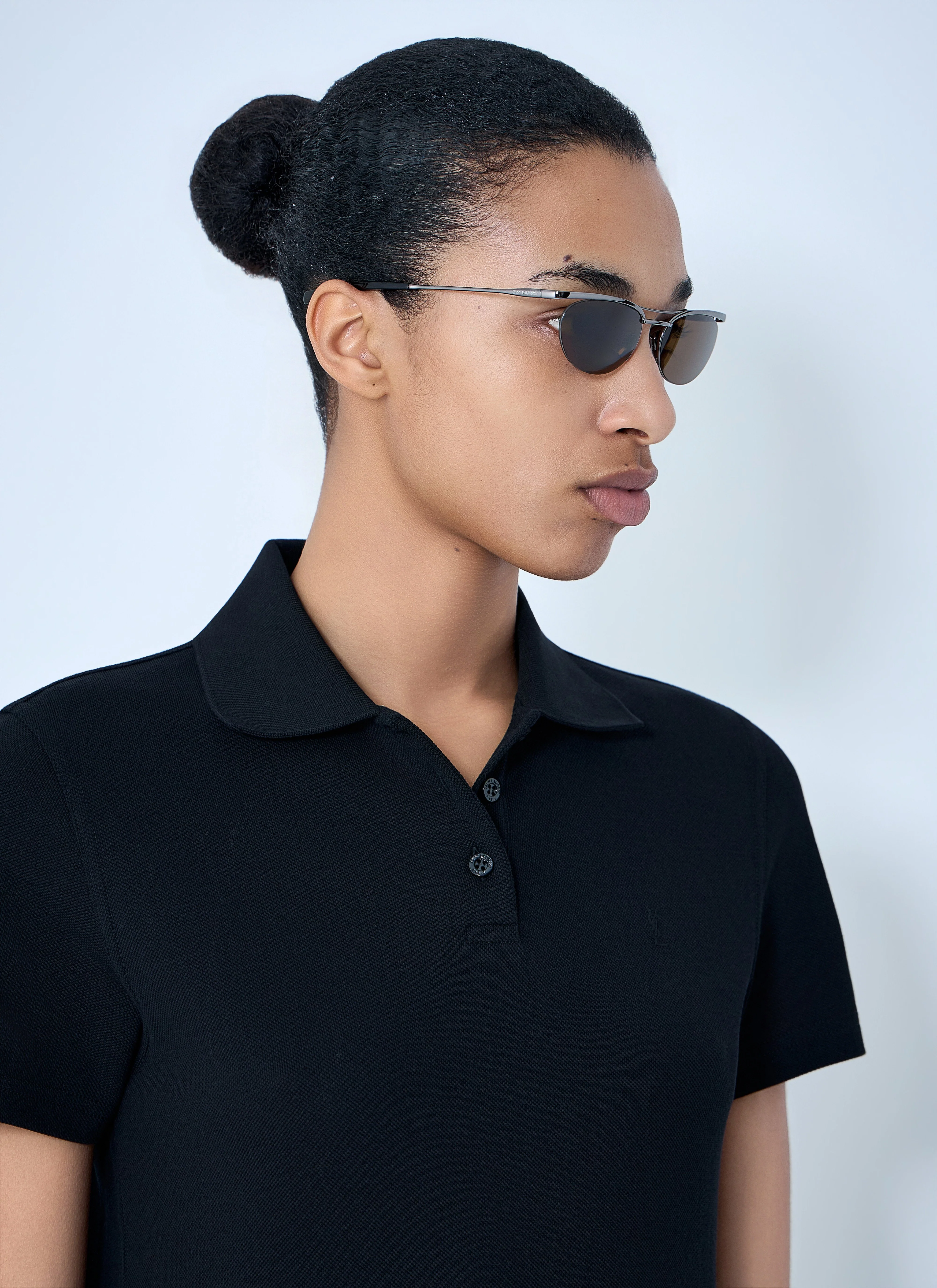Saint Laurent Women Sl 862 Oval Frame Sunglasses - Image 2