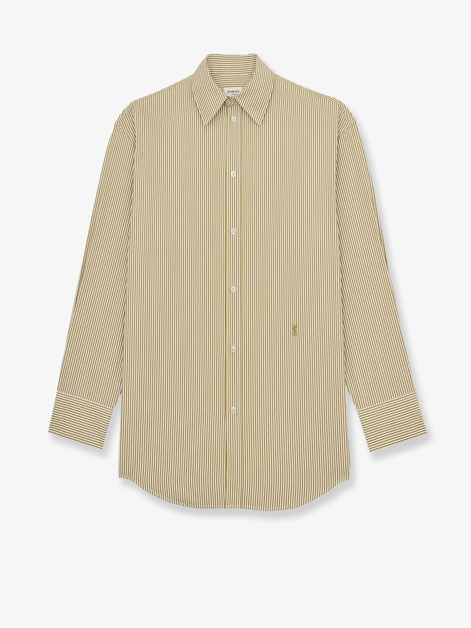 Saint Laurent Women Striped Cotton Shirt