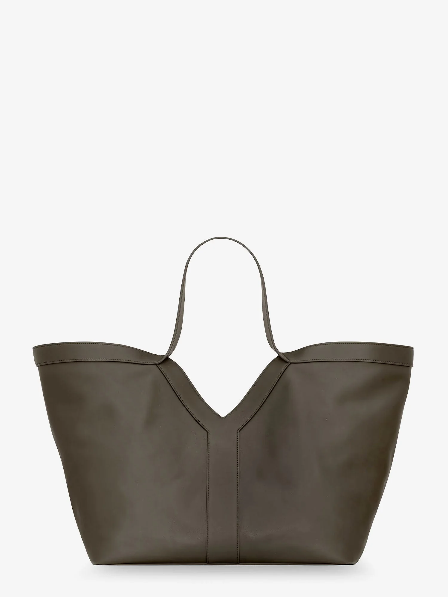 Saint Laurent Women Tote Y Hammered Leather Shoulder Bag - Image 2