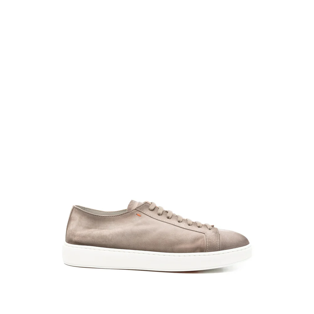 Santoni Grey Trainers - Low-Tops Men