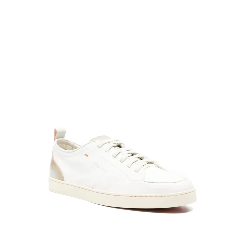 Santoni White Trainers - Low-Tops Men - Image 2