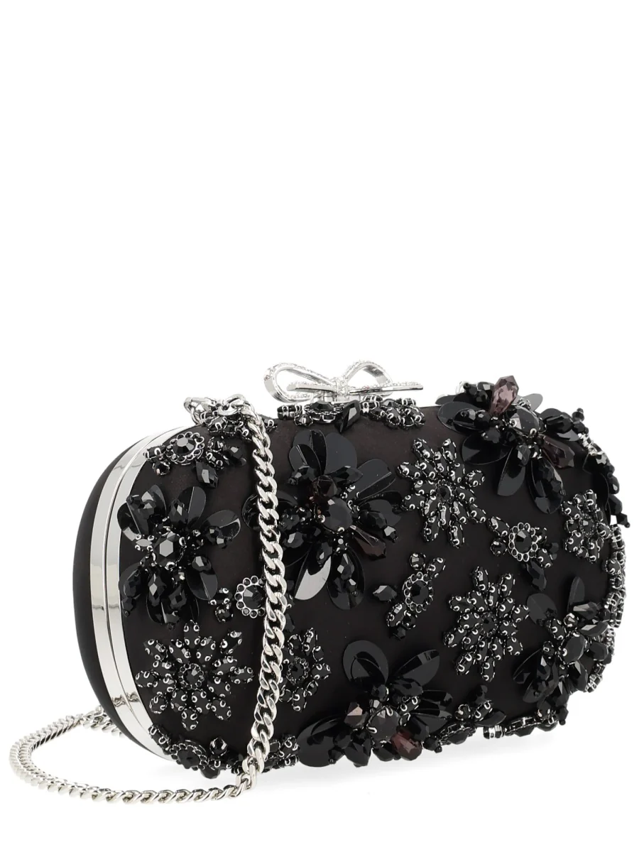 Self-Portrait Women "Floral Crystal" Clutch Bag - Image 2
