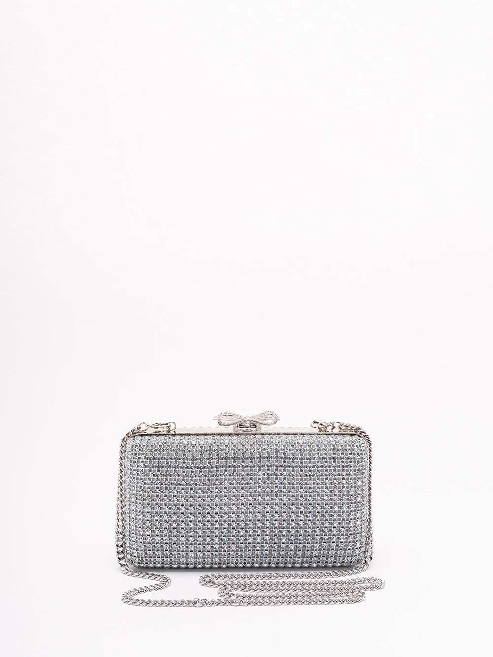 Self-Portrait Women Crystal Chainmail Clutch Bag - Image 2