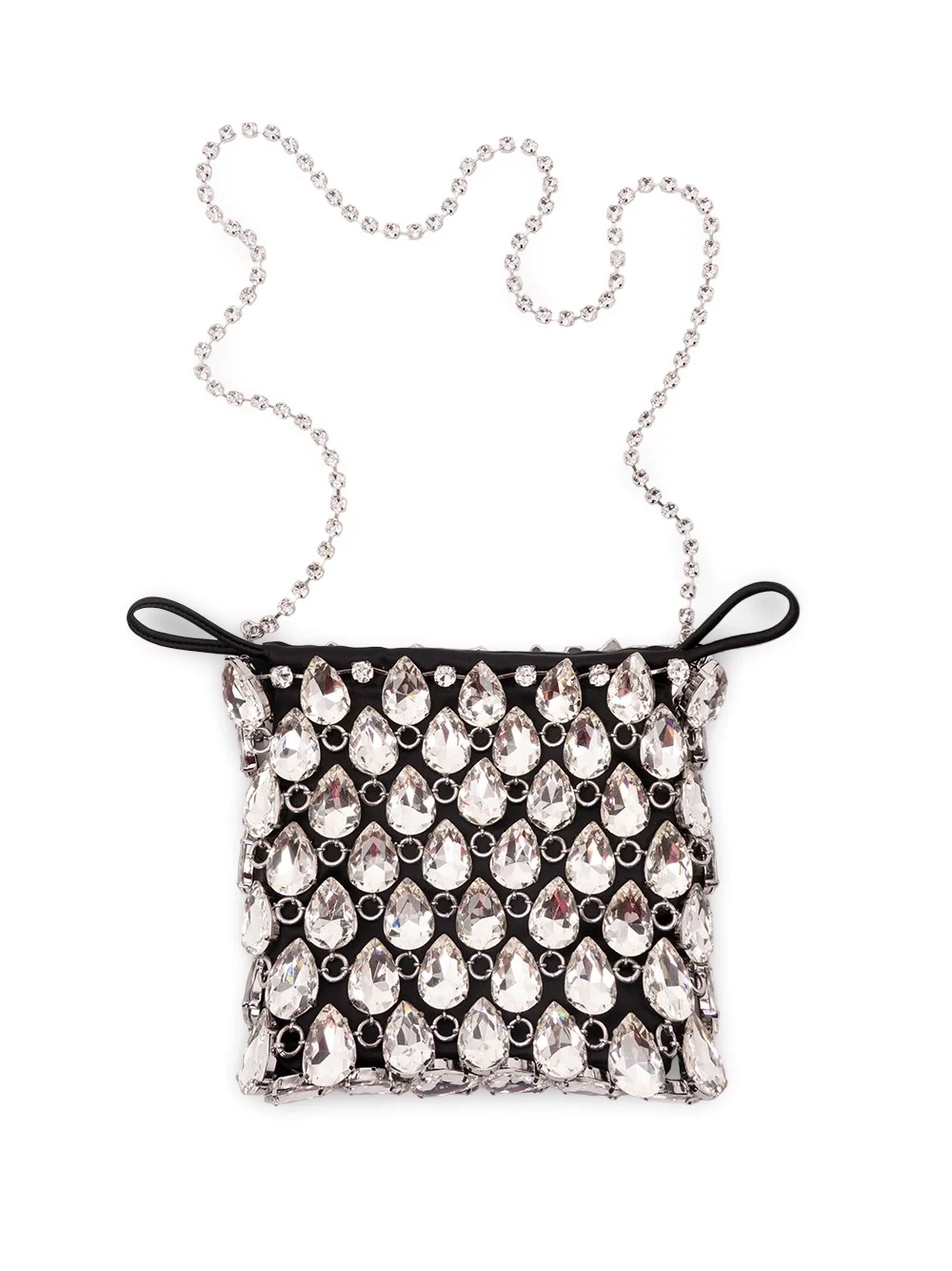 Self-Portrait Women Crystal Chainmail Mini Bag