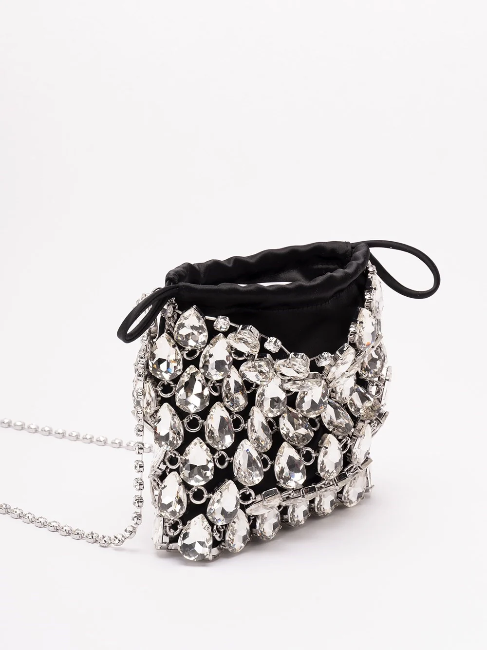 Self-Portrait Women Crystal Chainmail Mini Bag - Image 2