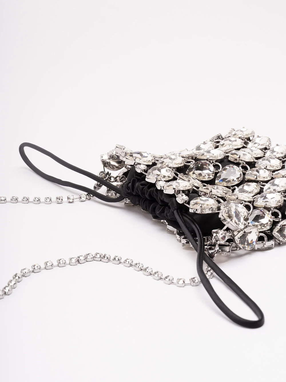 Self-Portrait Women Crystal Chainmail Mini Bag - Image 3