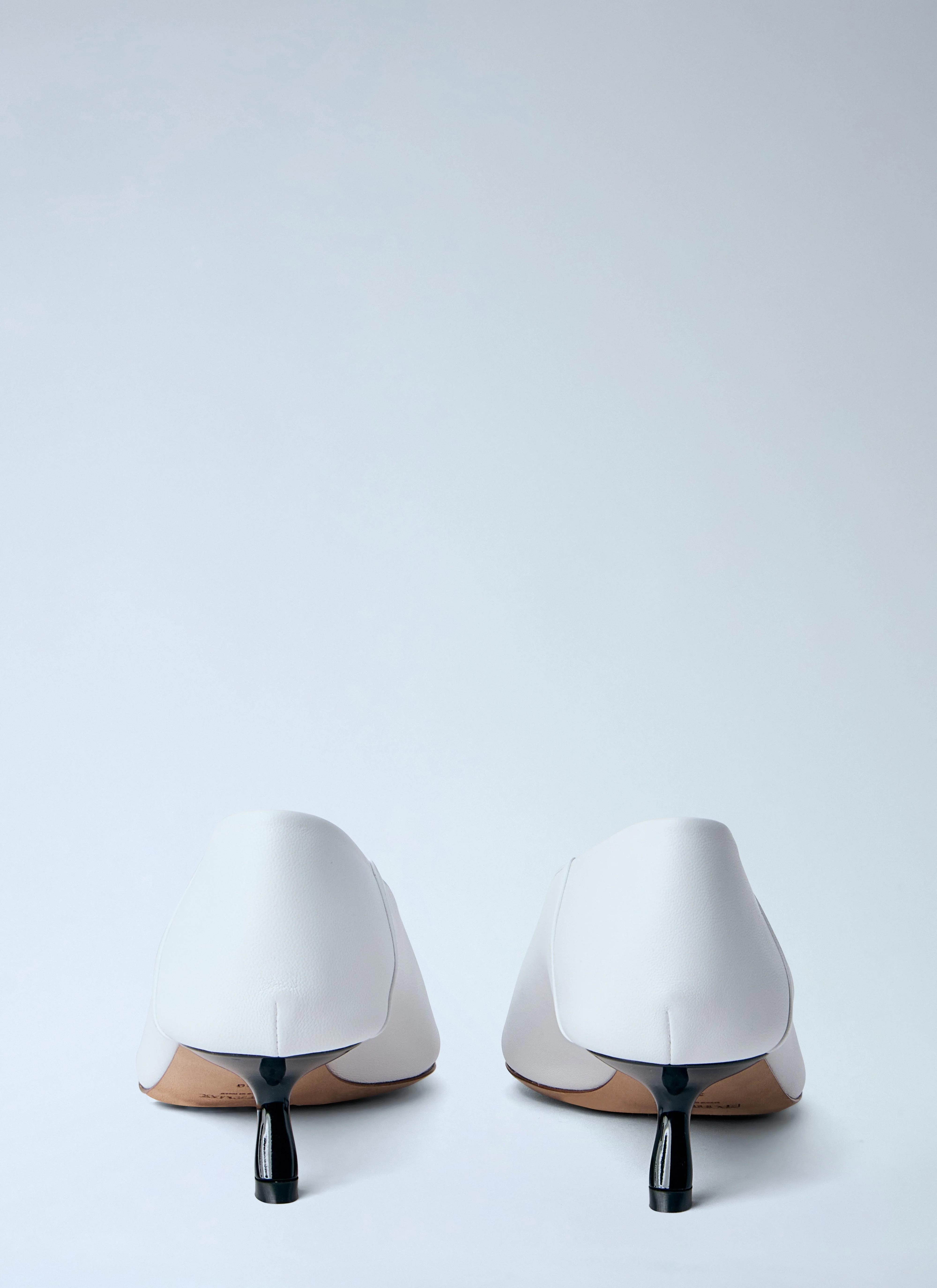 Sportmax Women Leather Kitten Heel Pumps - Image 5