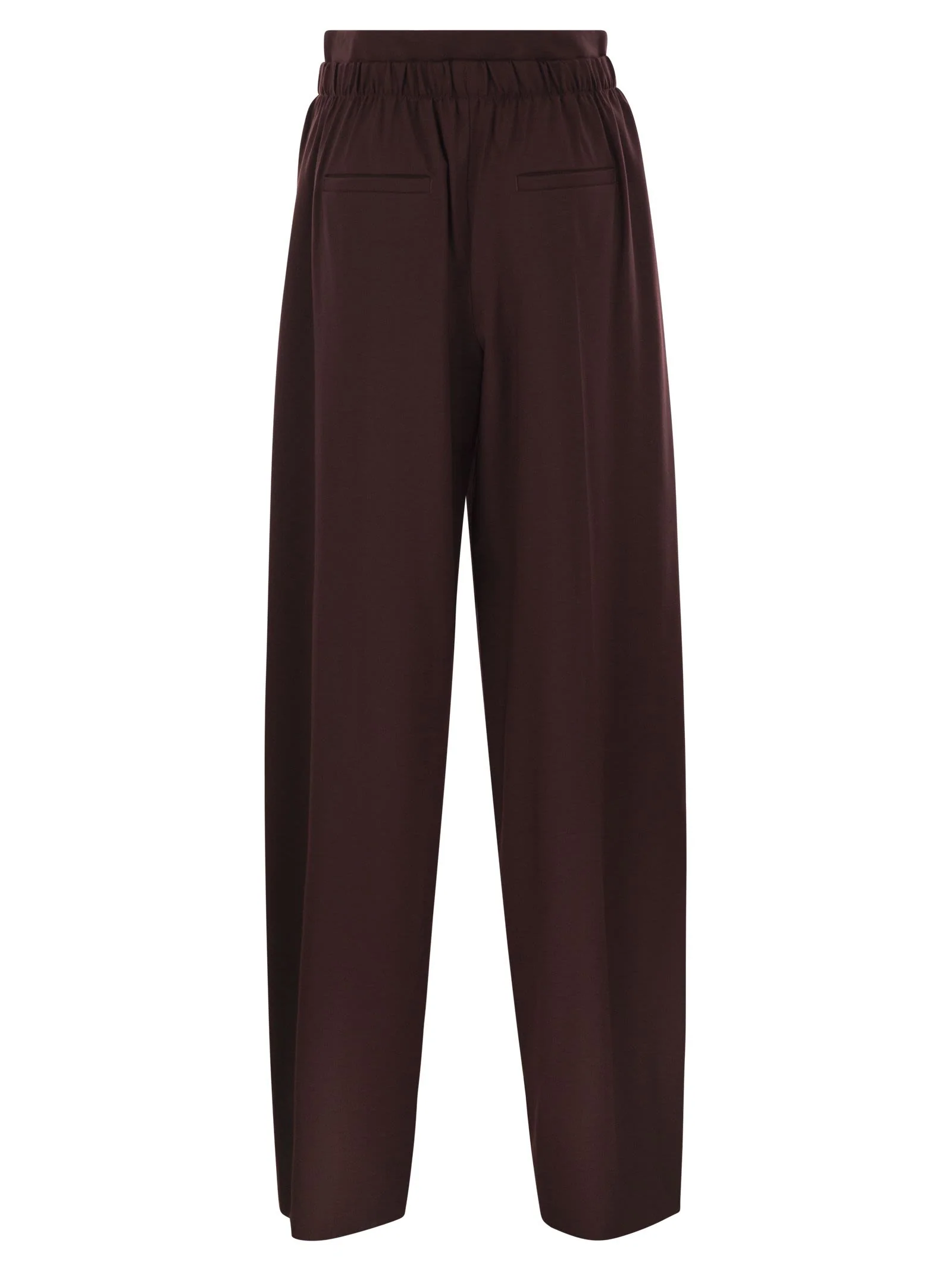 Sportmax Women Quito - Wide-Leg Trousers In Stretch Wool - Image 2