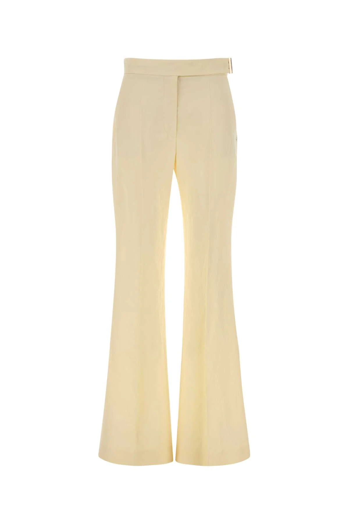 Sportmax Women Pastel Yellow Viscose Blend Piacere Pant