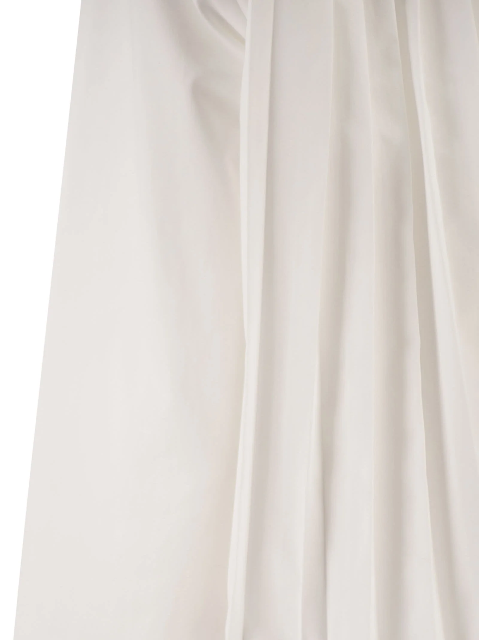 Sportmax Women Spxceppo - Cotton Crop Top With Pleated Back - Image 4