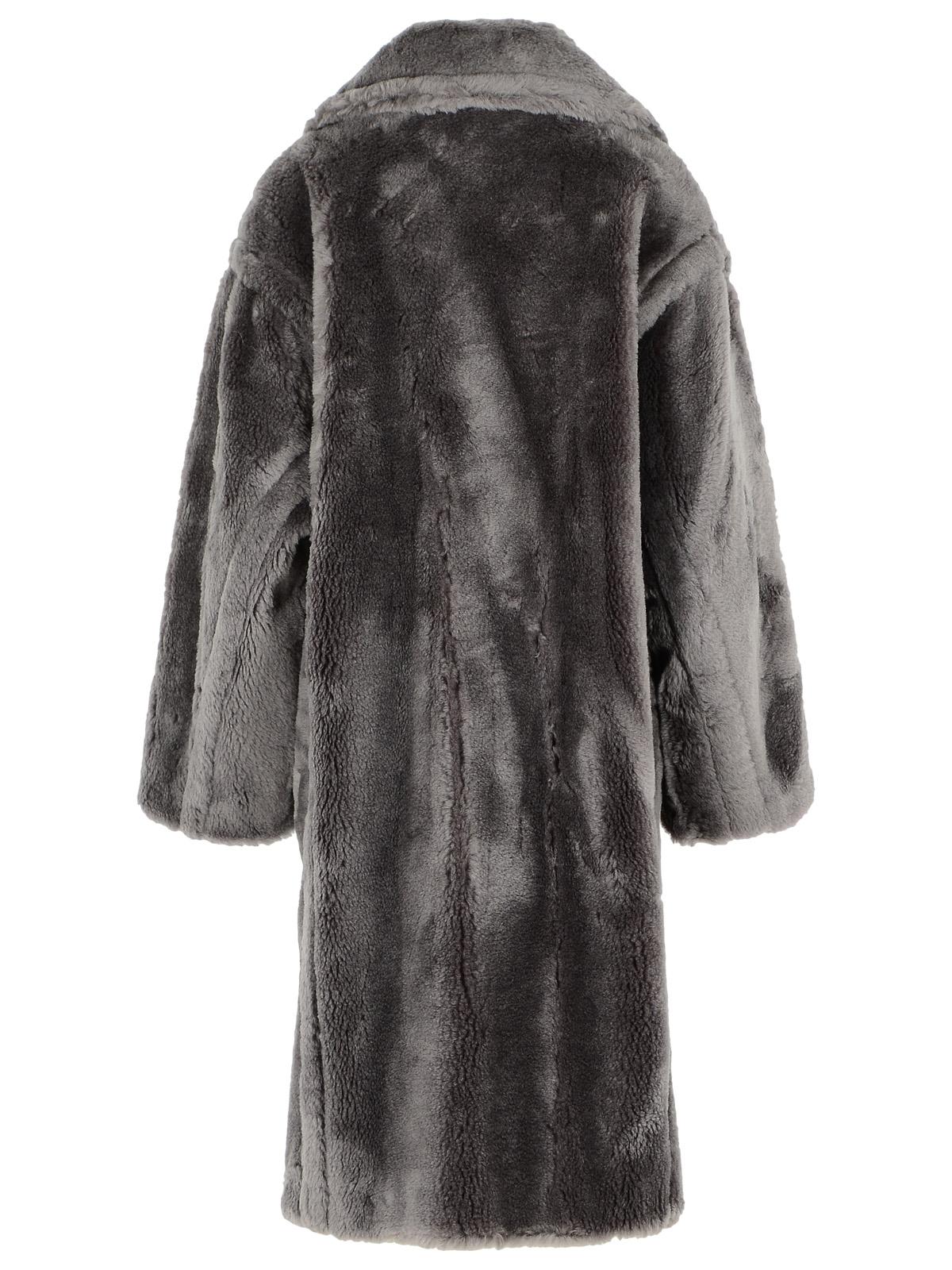 Stand Studio 'Biba' Grey Wool Coat Women - Image 3