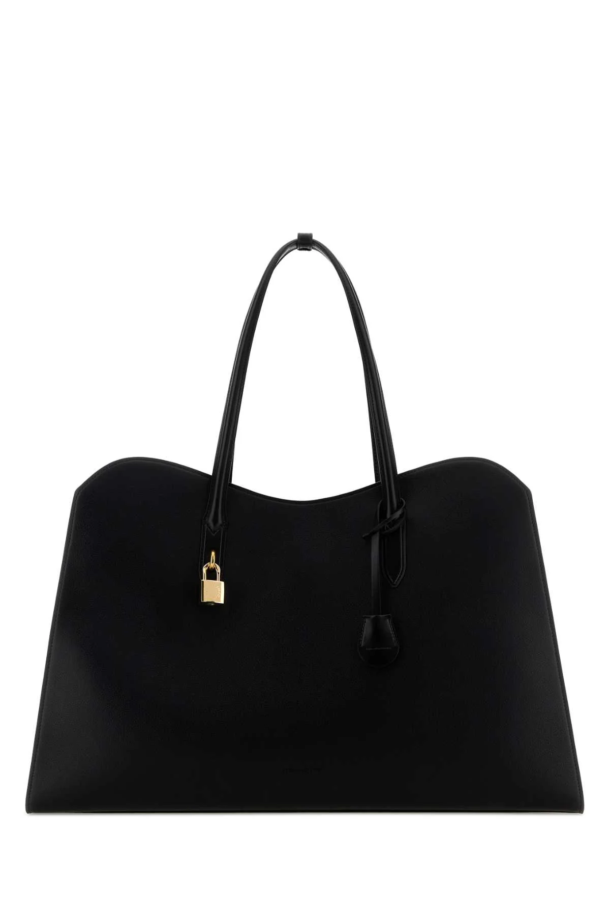 Stella Mccartney Women Black Synthetic Leather Ryder Travel Bag