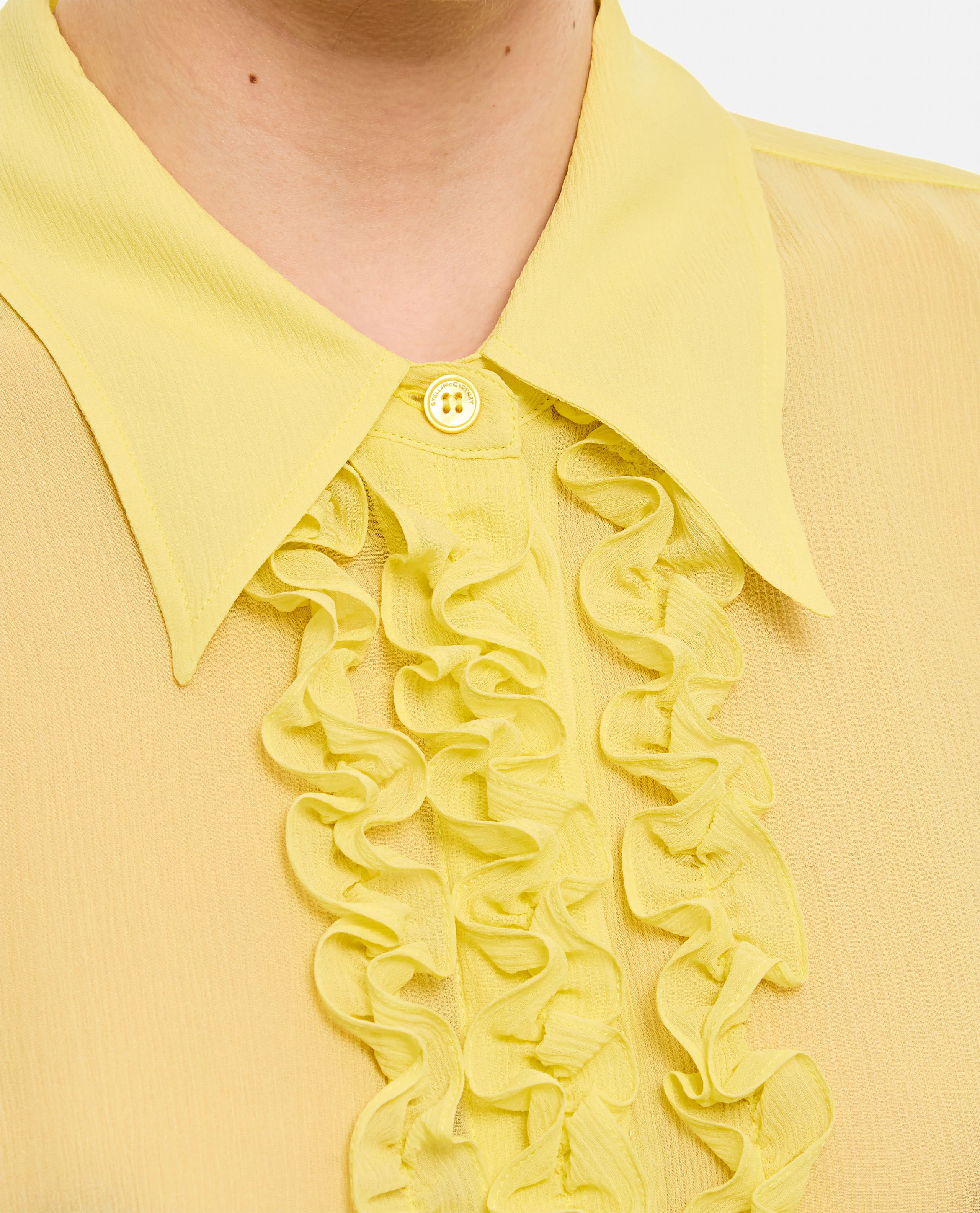 Stella Mccartney Women Ruffled Slim Shirt - Image 4