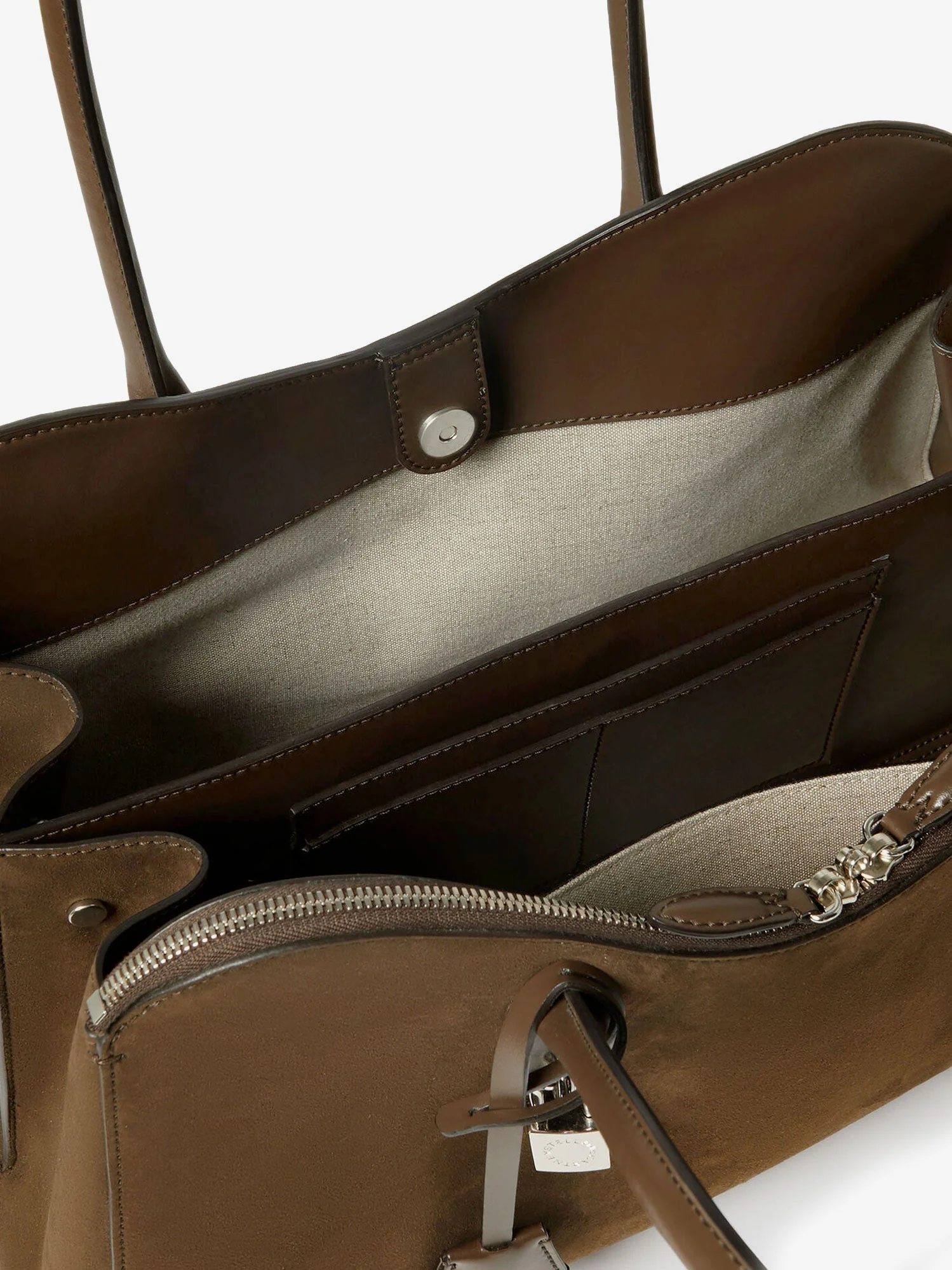 Stella Mccartney Women Ryder Vegan Suede Handbag - Image 4