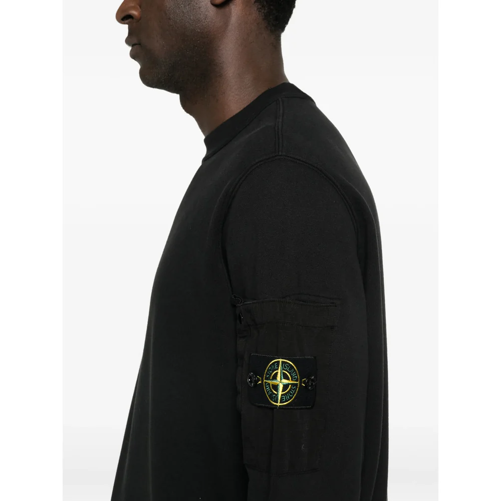 Stone Island Black Sweaters & Knitwear - Sweatshirts Men - Image 5