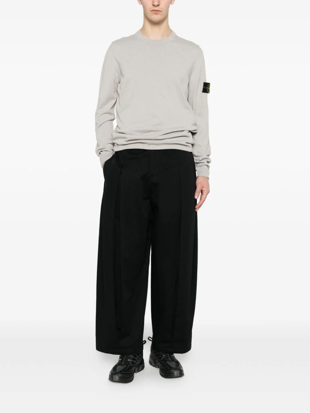 Stone Island Men Cotton Crewneck Sweater - Image 5