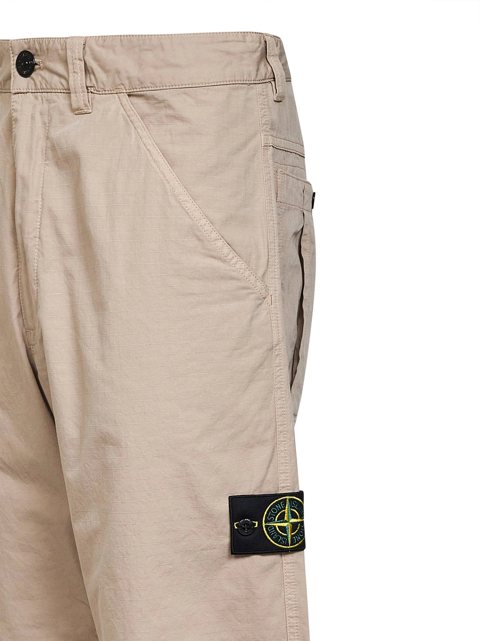 Stone Island Men Desert Ripstop Straight-Leg Trousers - Image 3