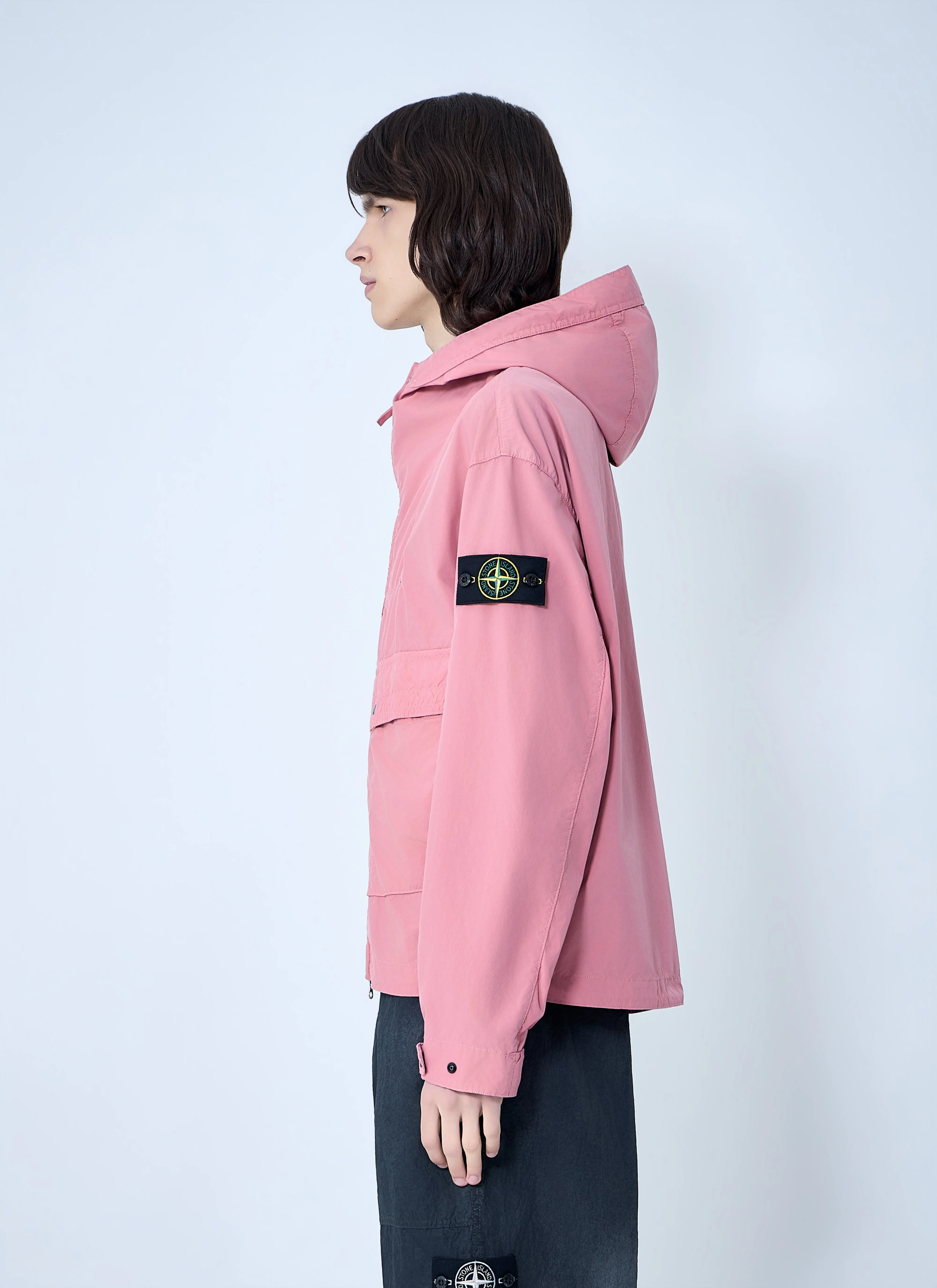 Stone Island Men Hooded Zip Jacket - Image 3