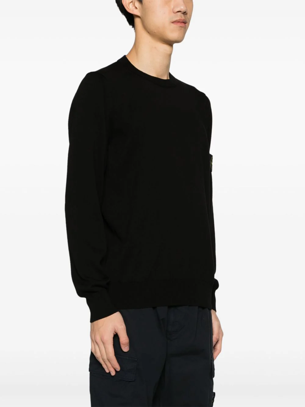 Stone Island Men Cotton Crewneck Sweater - Image 2