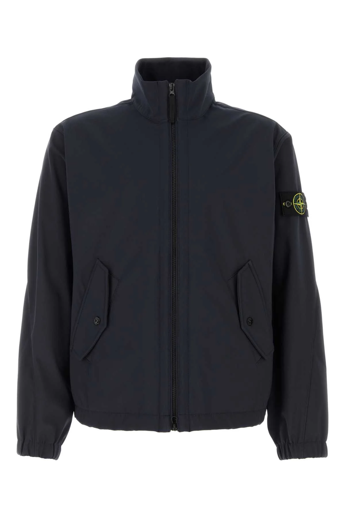 Stone Island Men Midnight Blue Stretch Polyester Jacket