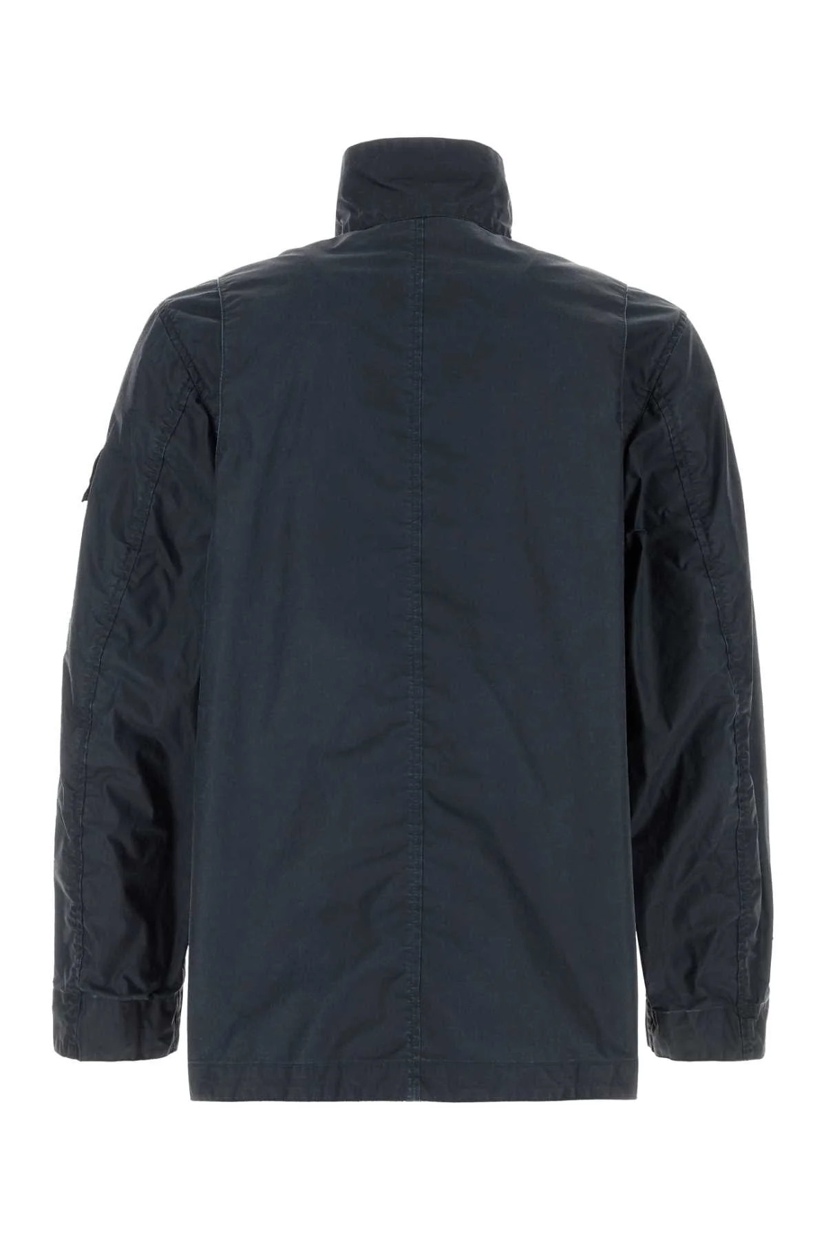 Stone Island Men Navy Blue Polyester Blend Jacket - Image 2