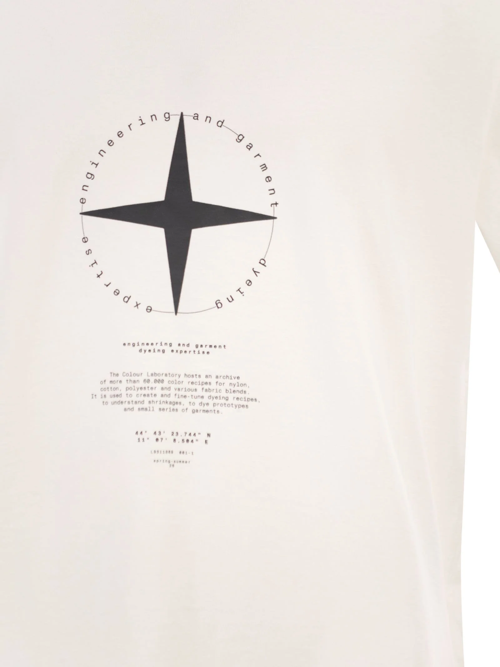 Stone Island Men Regular Fit T-Shirt With “Light Compass” Print - Image 4