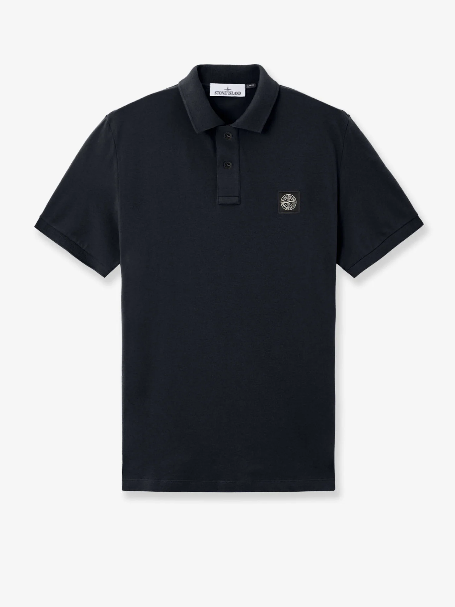 Stone Island Men Stretch Organic Cotton Polo Shirt