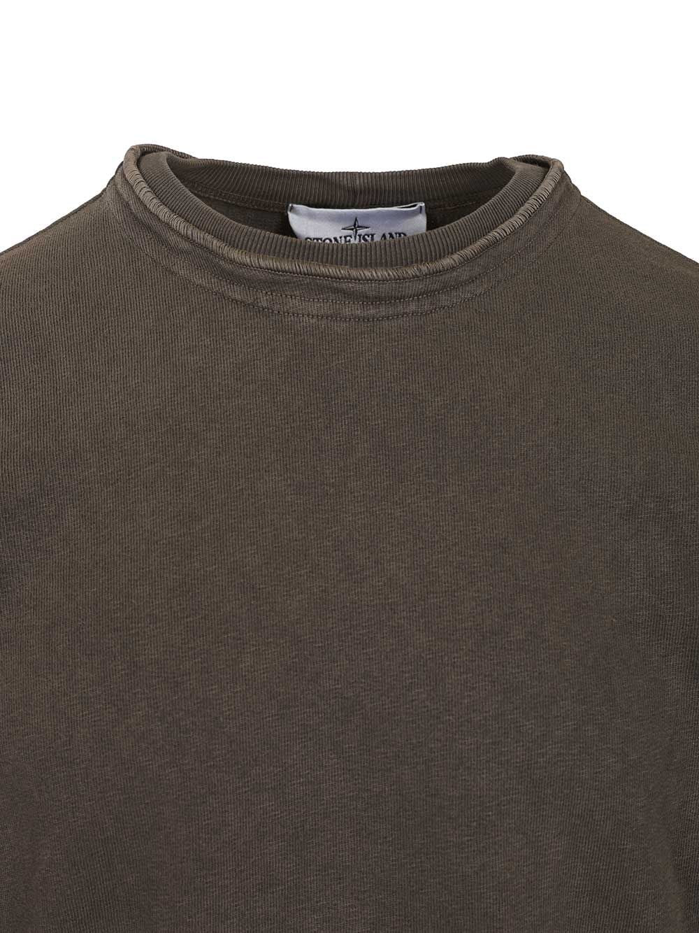 Stone Island Men Sweatshirt In Malfilé Cotton - Image 4