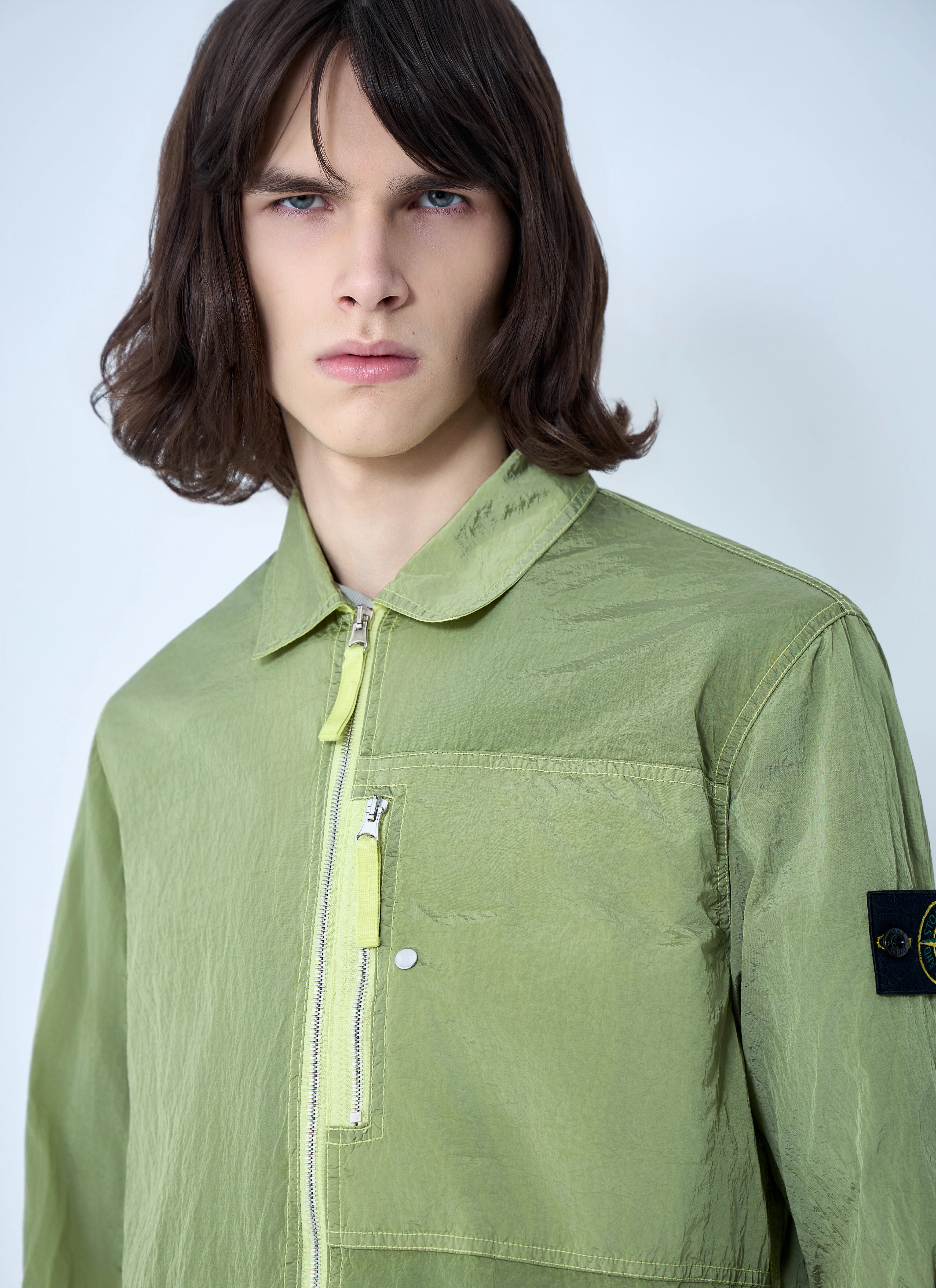 Stone Island Men Zip-Front Technical Jacket - Image 5