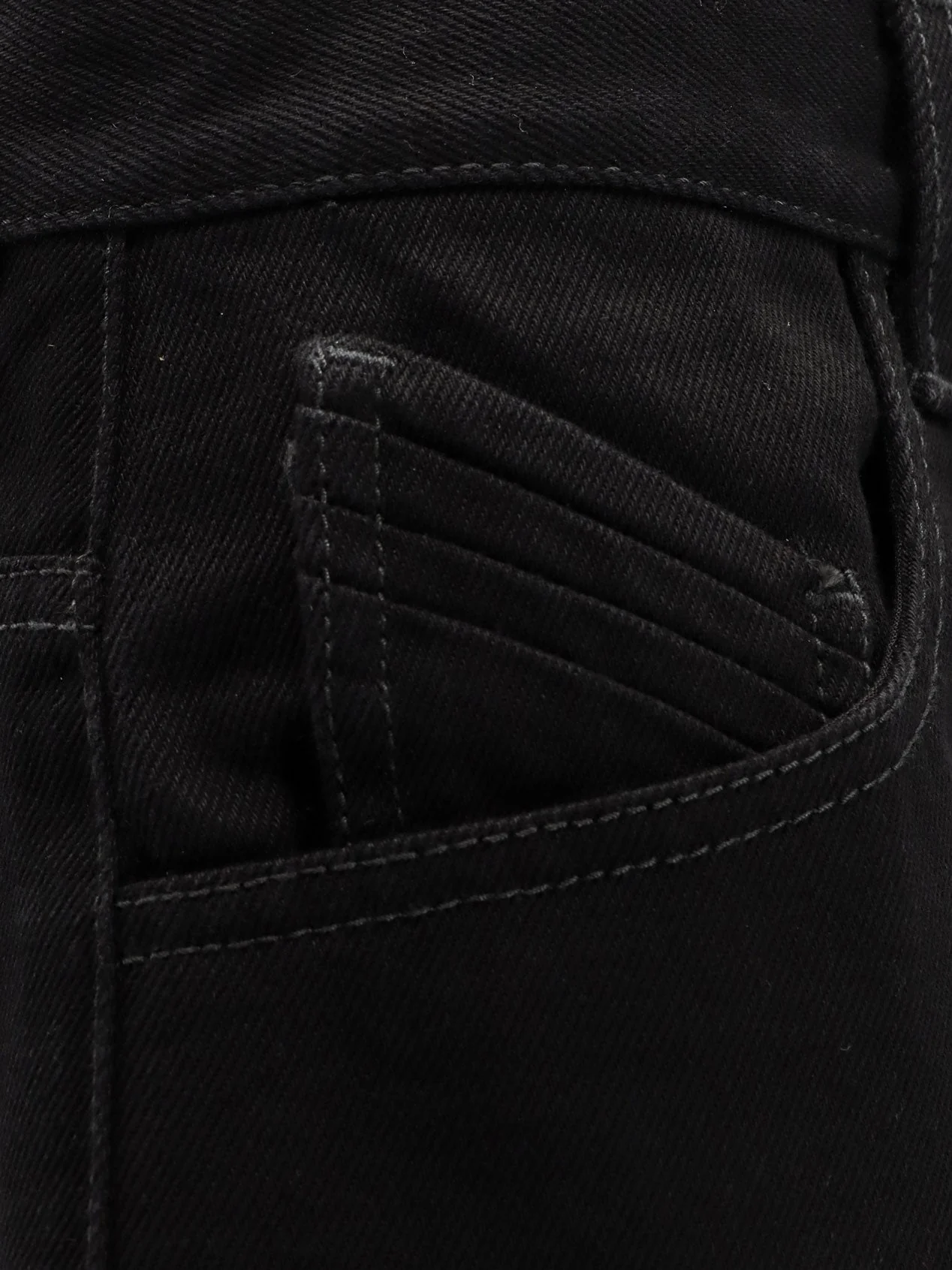 The Attico Women Black Denim Trousers - Image 5