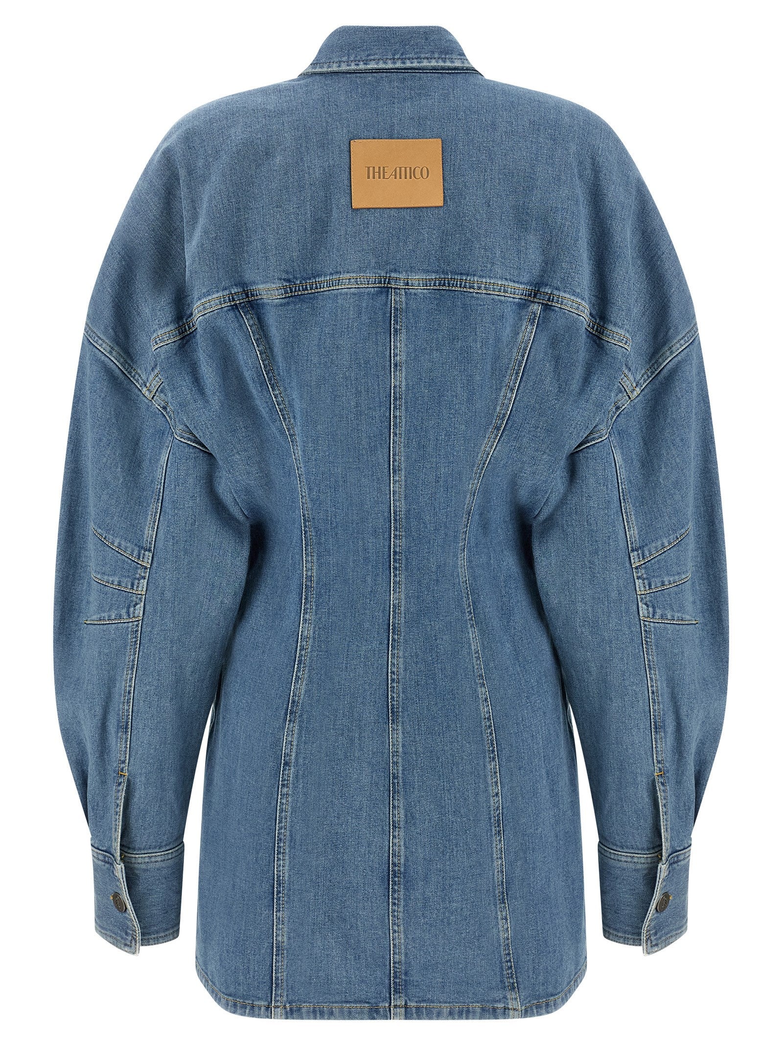 The Attico Women Denim Dress - Image 2