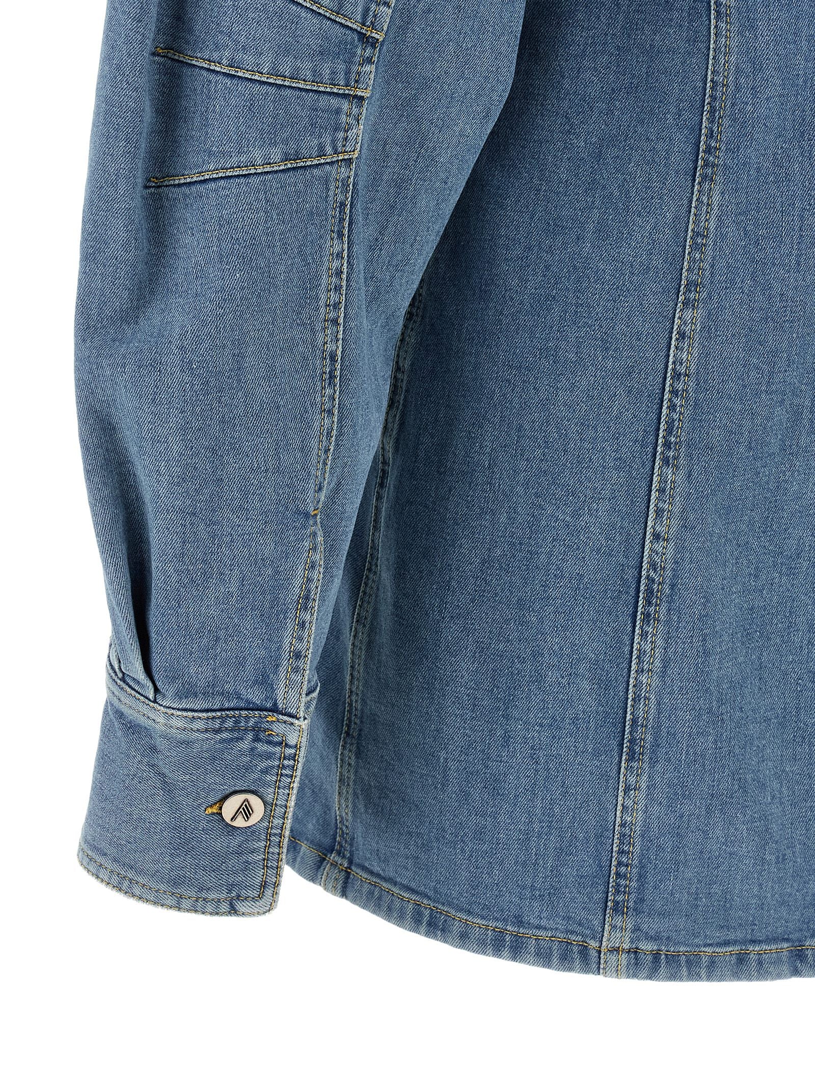 The Attico Women Denim Dress - Image 4
