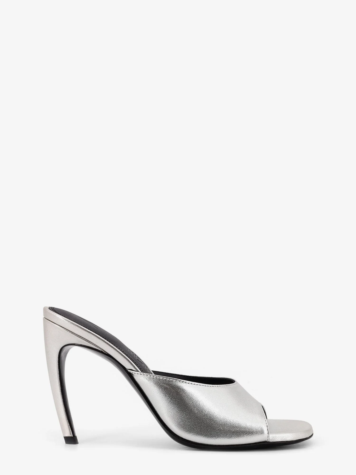 The Attico Women Laminated Leather Betta Sandals