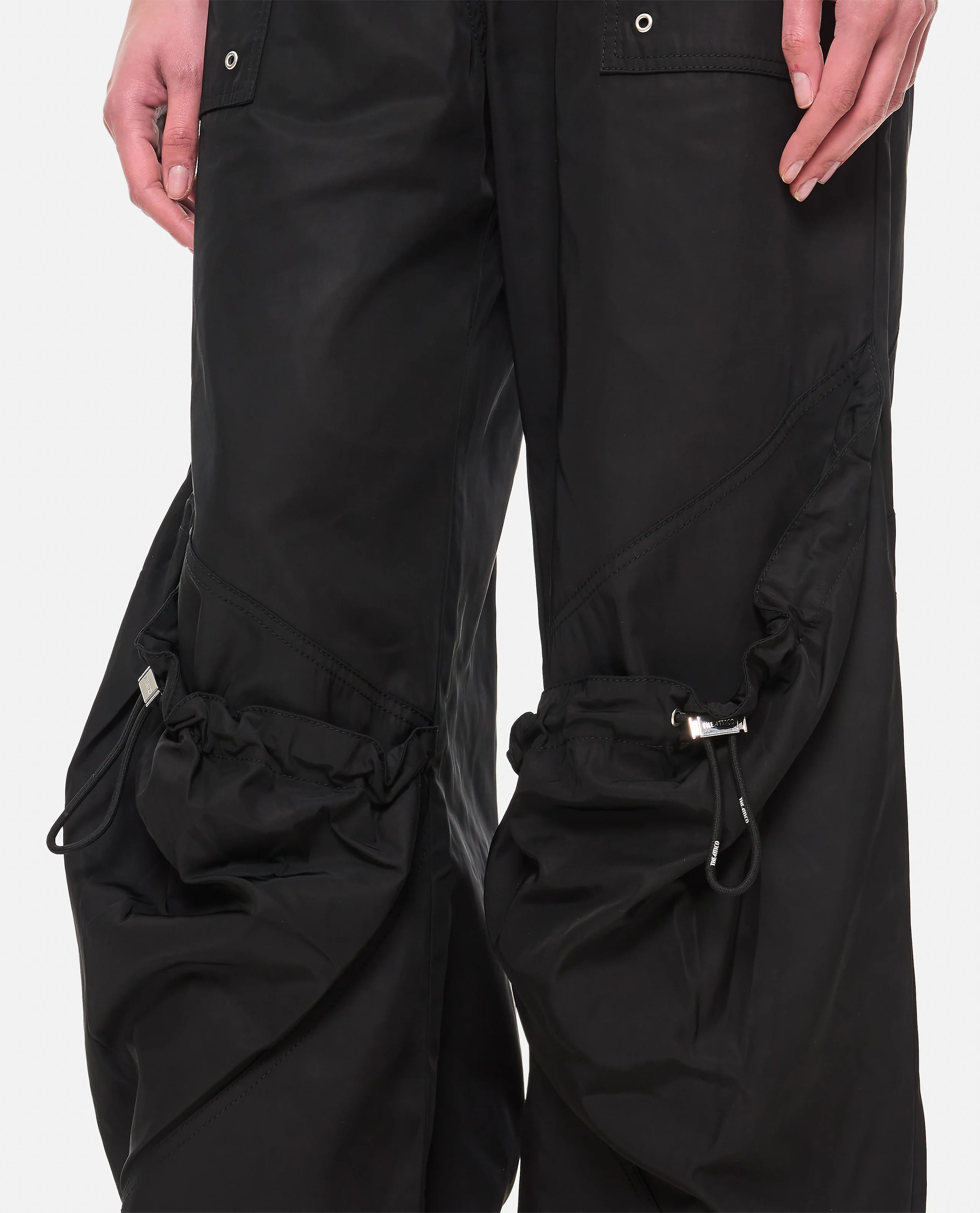 The Attico Women Nylon Long Pant - Image 4