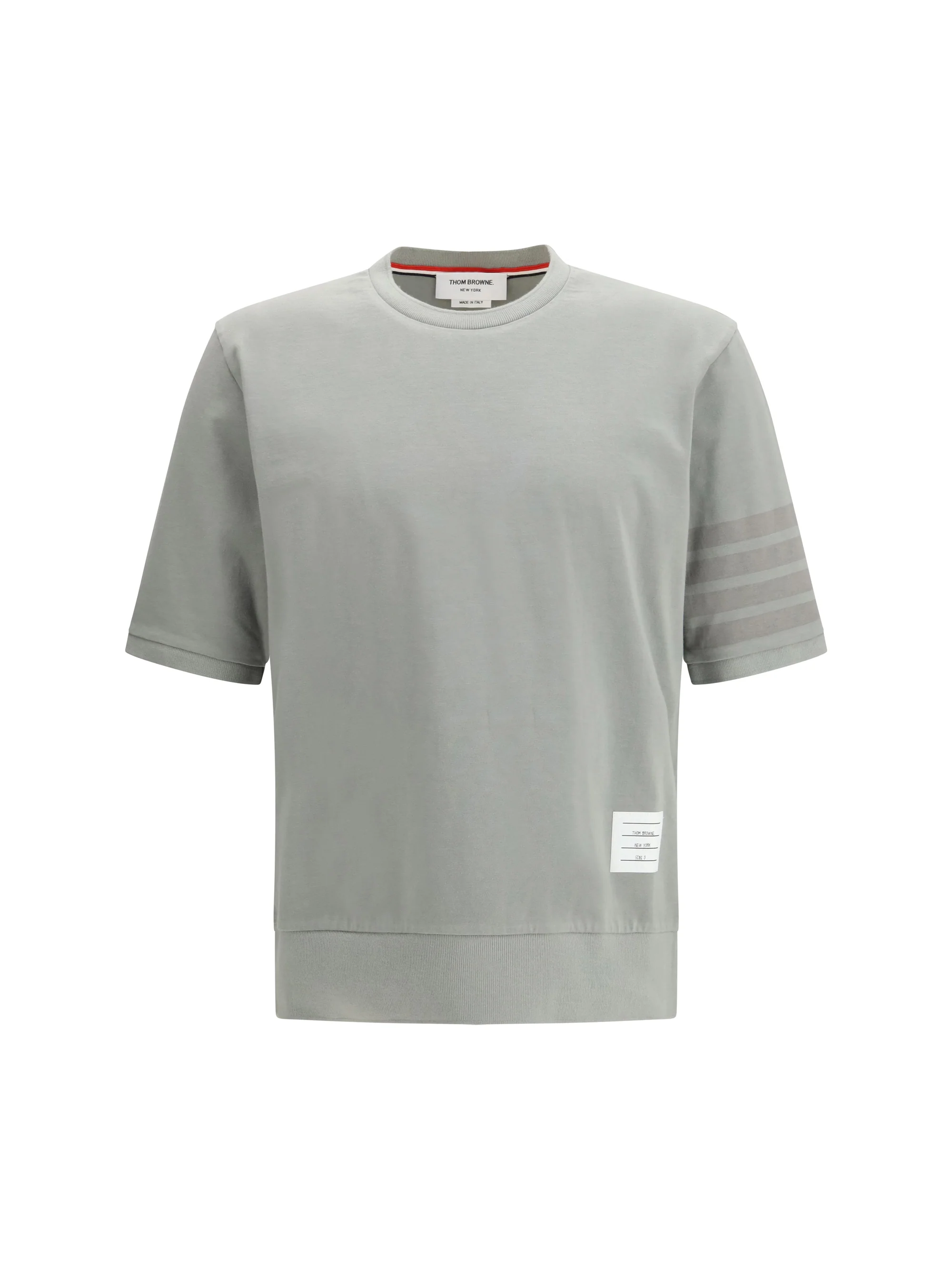 Thom Browne Men 4-Bar Cotton Jersey T-Shirt