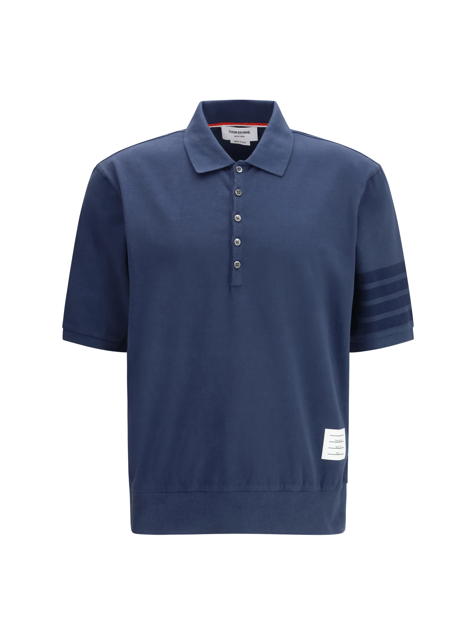 Thom Browne Men Cotton Polo Shirt
