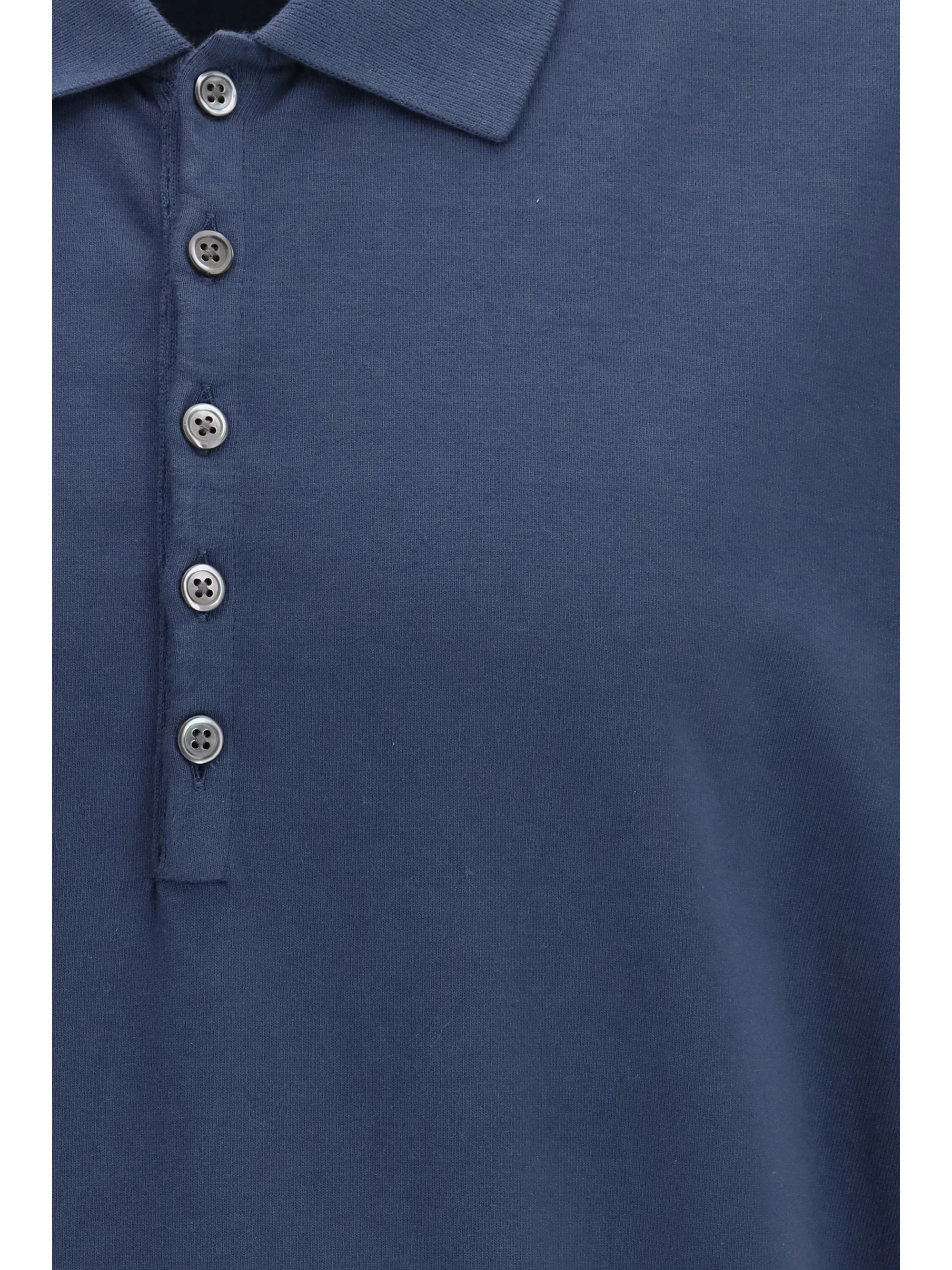 Thom Browne Men Cotton Polo Shirt - Image 3