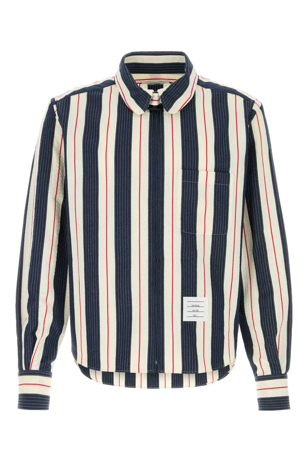 Thom Browne Men Embroidered Jersey Shirt