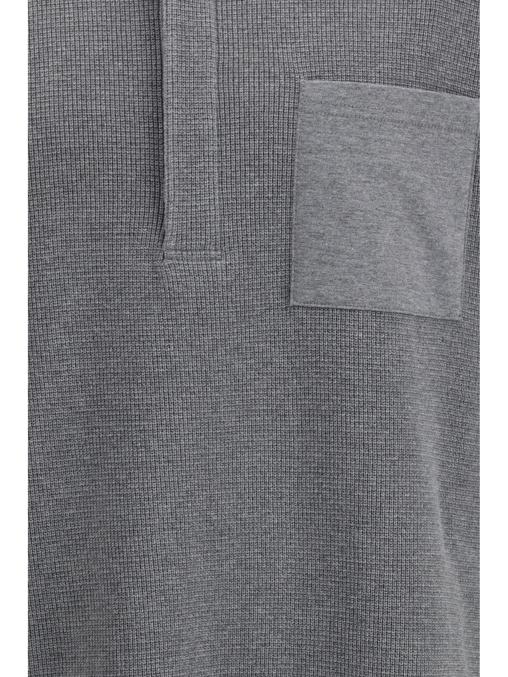 Thom Browne Men Long Sleeve Polo Shirt - Image 3