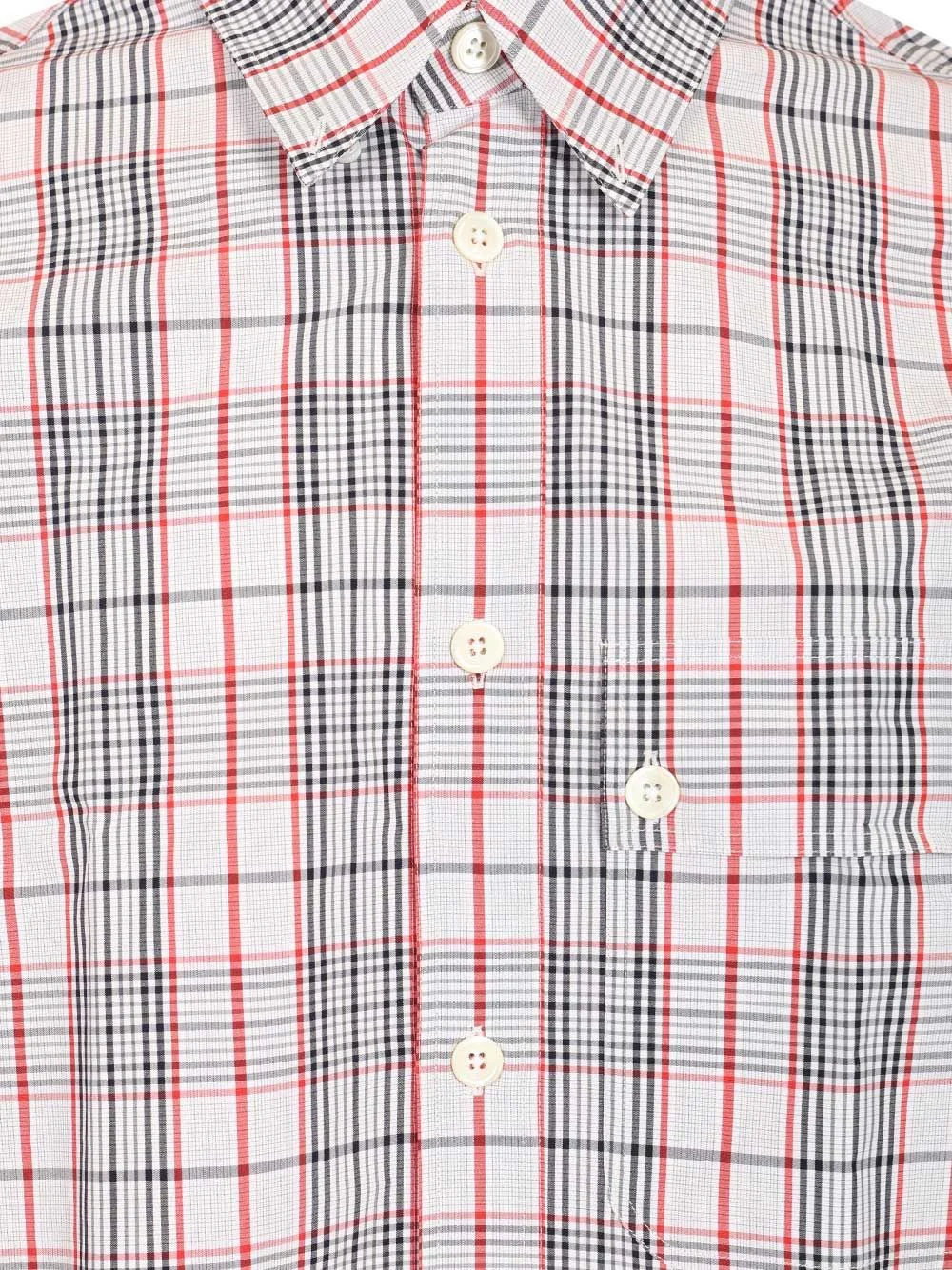 Thom Browne Men Oversized Cotton Poplin Shirt - Image 3
