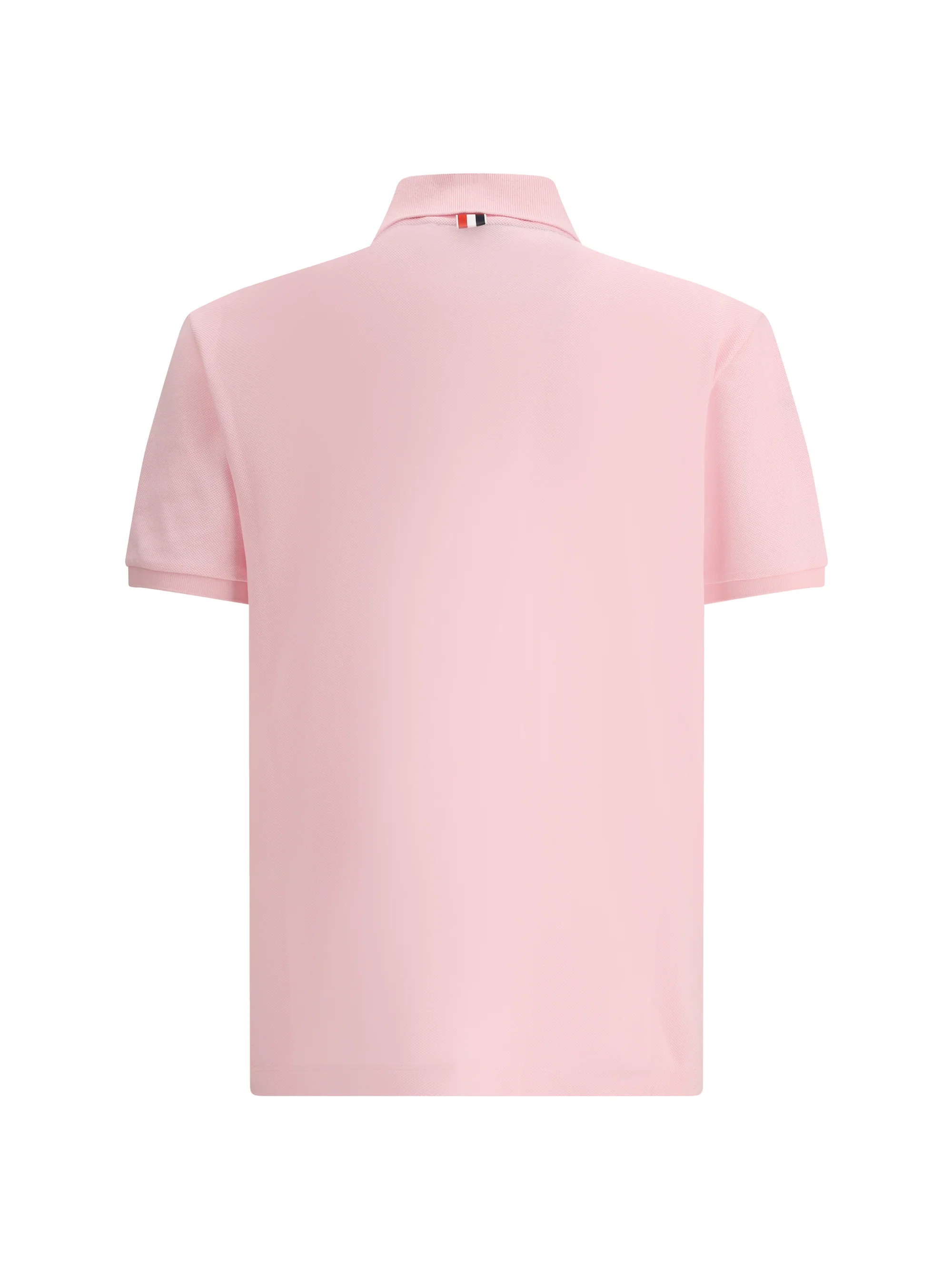 Thom Browne Men Polo Shirt Whit Iconic Bands - Image 2