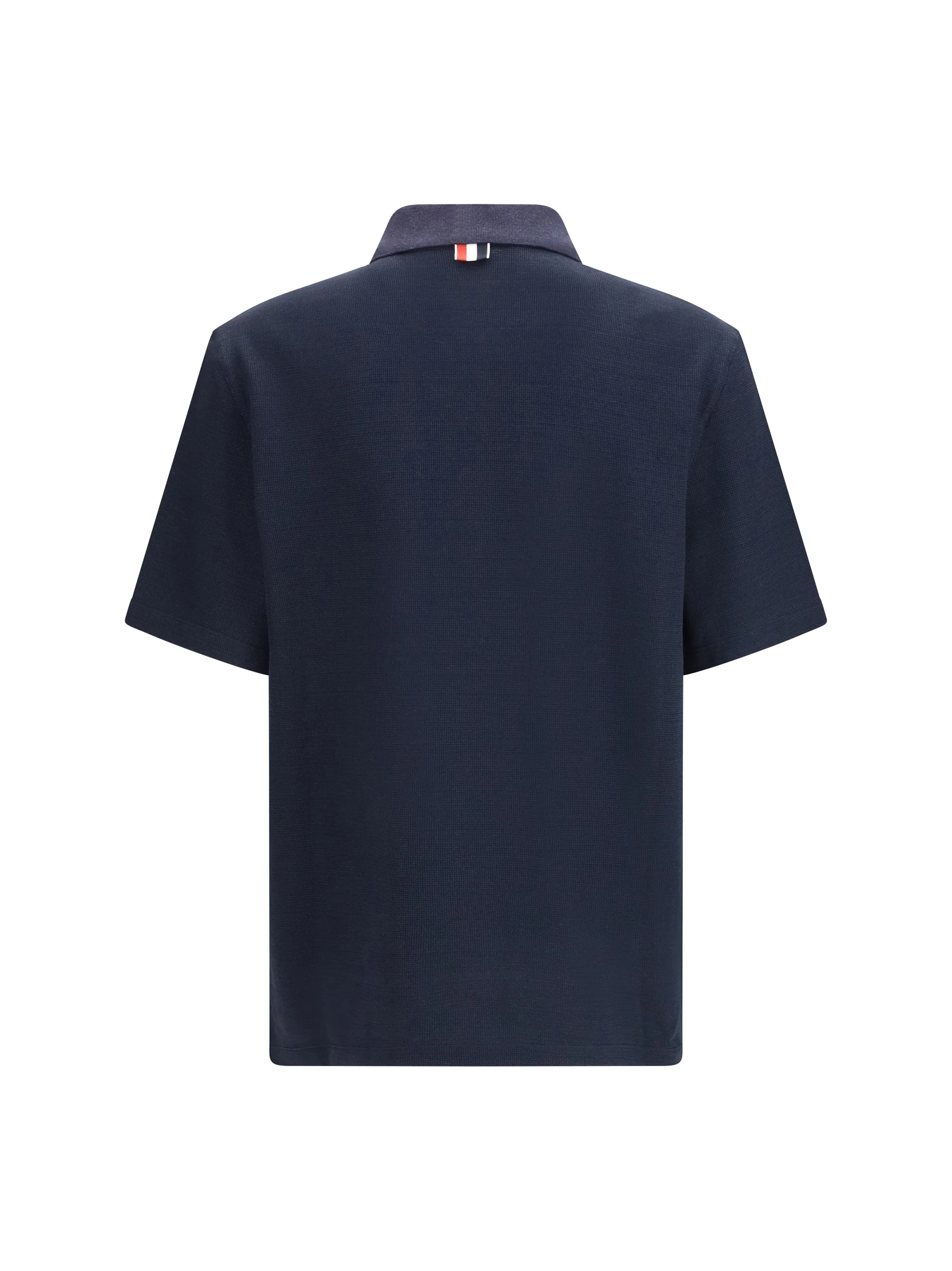 Thom Browne Men Short-Sleeve Polo With Chest Pocket - Image 2