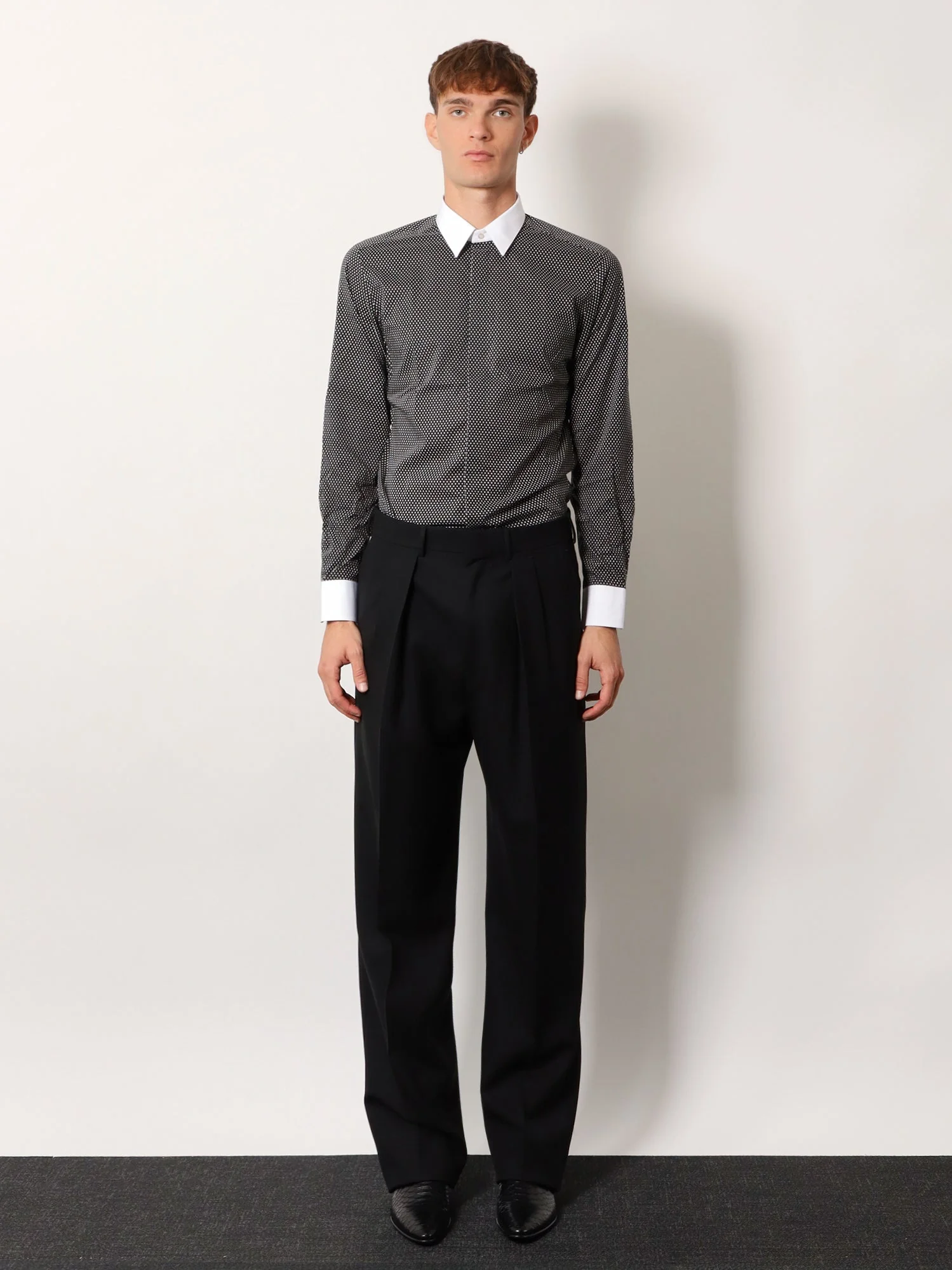 Tom Ford Men Microfantasy Cotton Shirt - Image 3