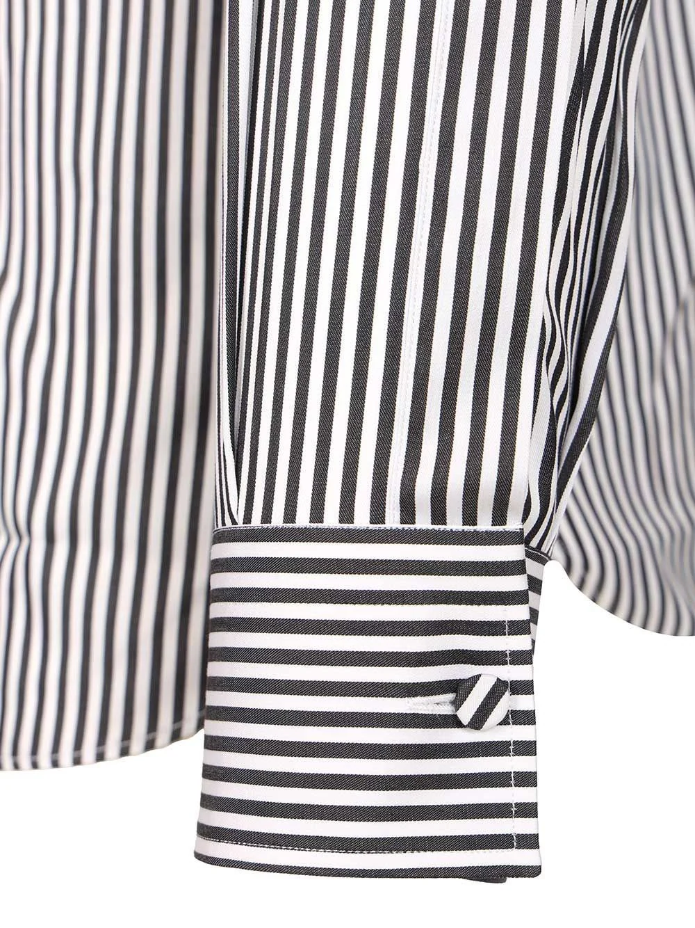 Tom Ford Men Silk Cotton Ladder Stripe Classic Fit Shirt - Image 5