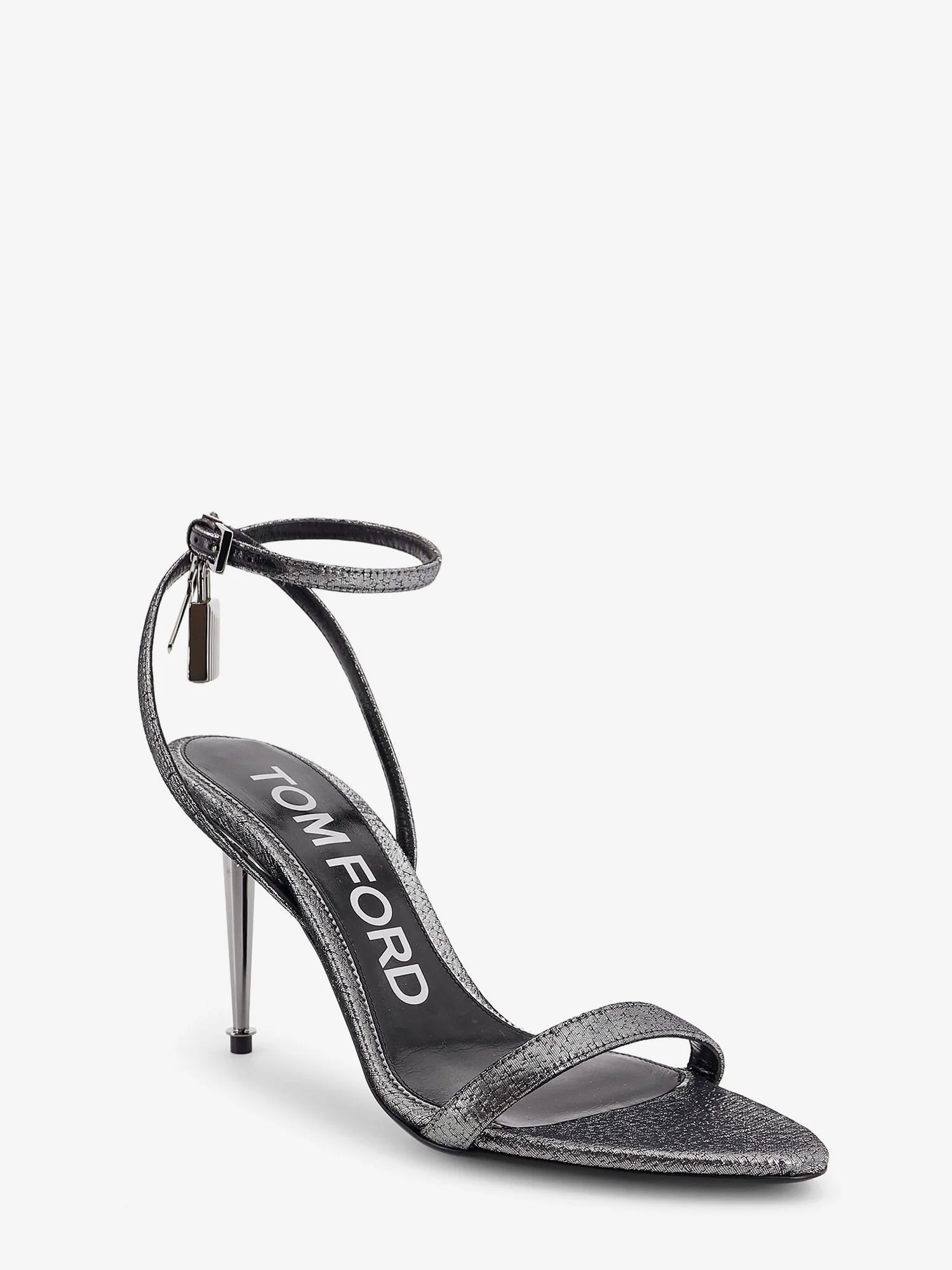 Tom Ford Women Laminated Heeled Sandals With Laminated Effect - Image 2