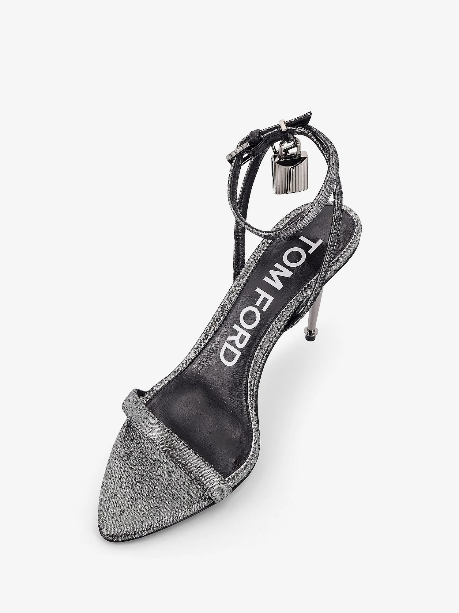 Tom Ford Women Laminated Heeled Sandals With Laminated Effect - Image 4