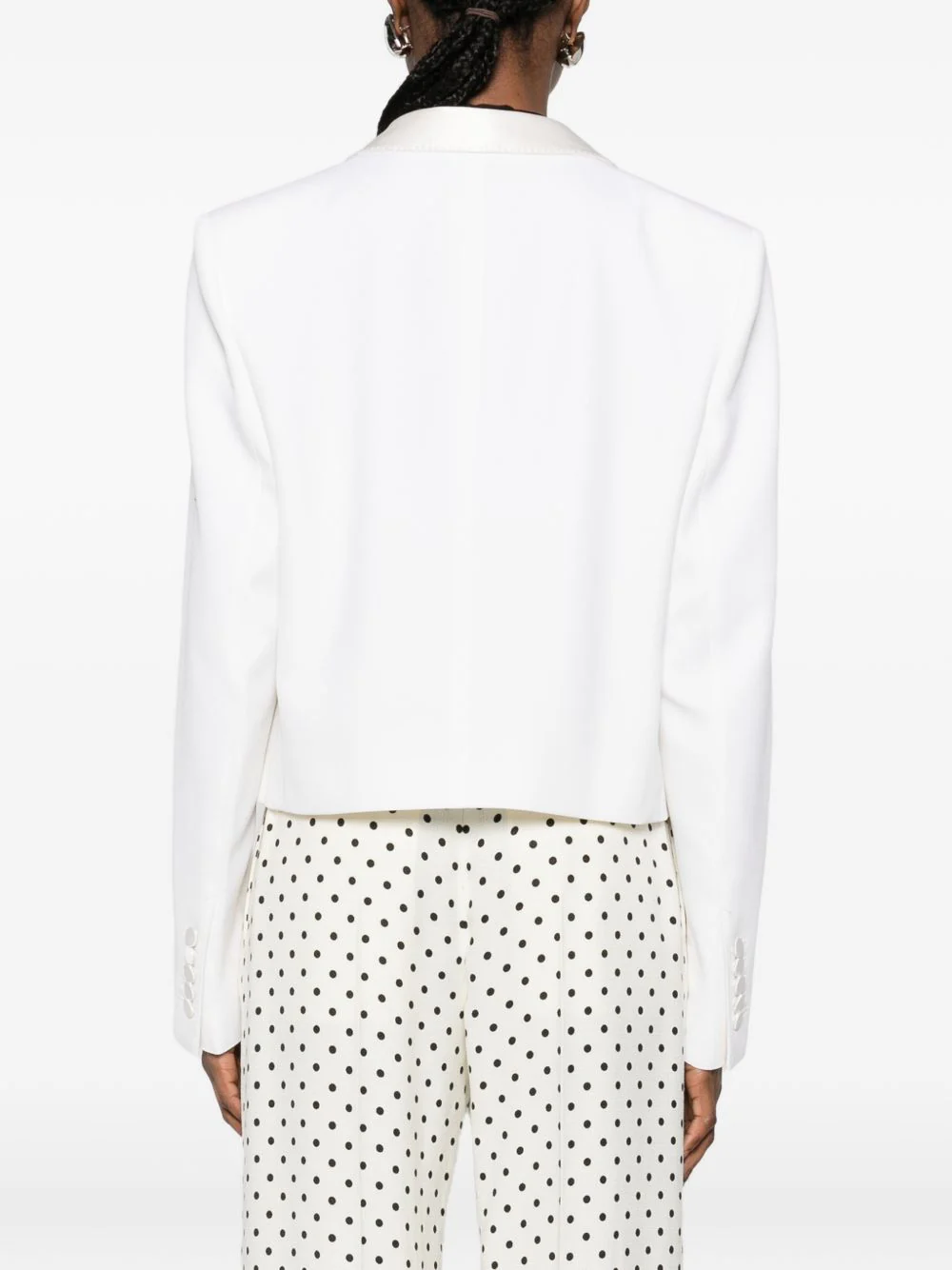 Tom Ford Women Wool Tuxedo Jacket - Image 2