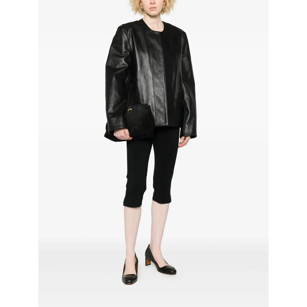 Toteme Black Jackets - Leather Jackets Women - Image 5