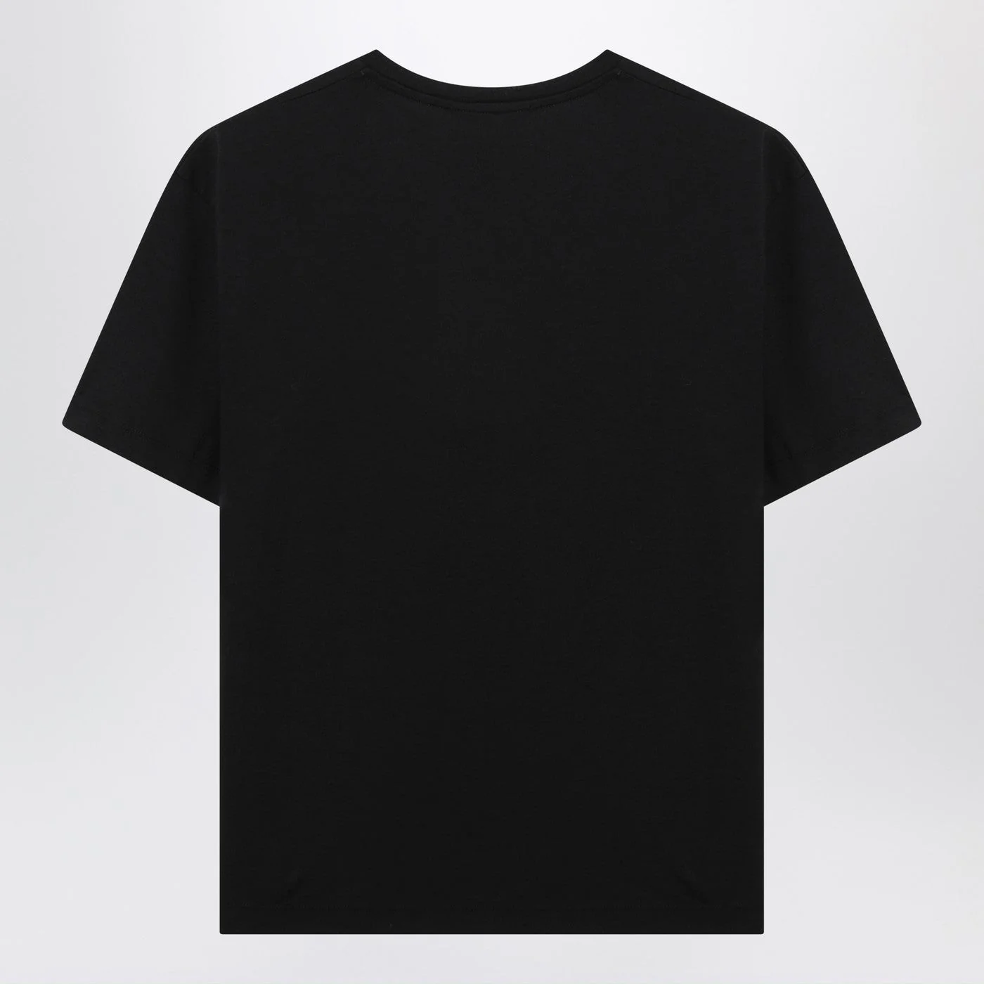 Toteme Black Organic Cotton-Blend T-Shirt Women - Image 2